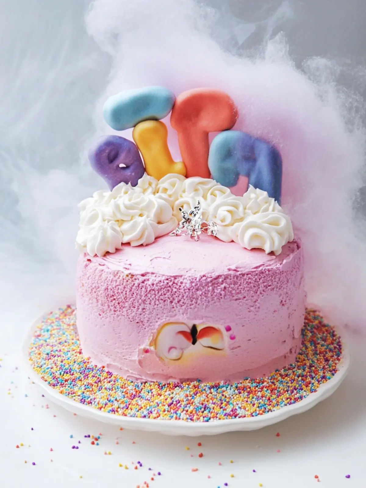 Regenbogen-Einhorntorte