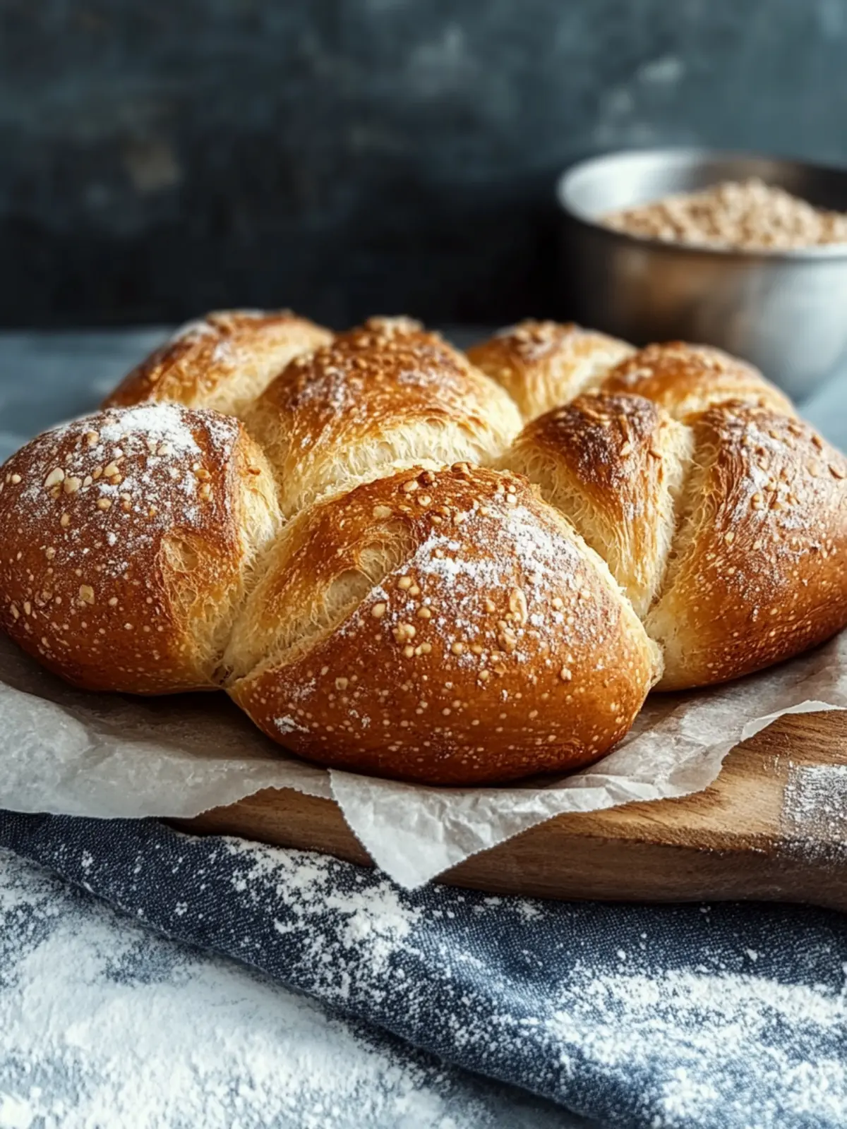 Fluffiges Knuspriges Salzbrot