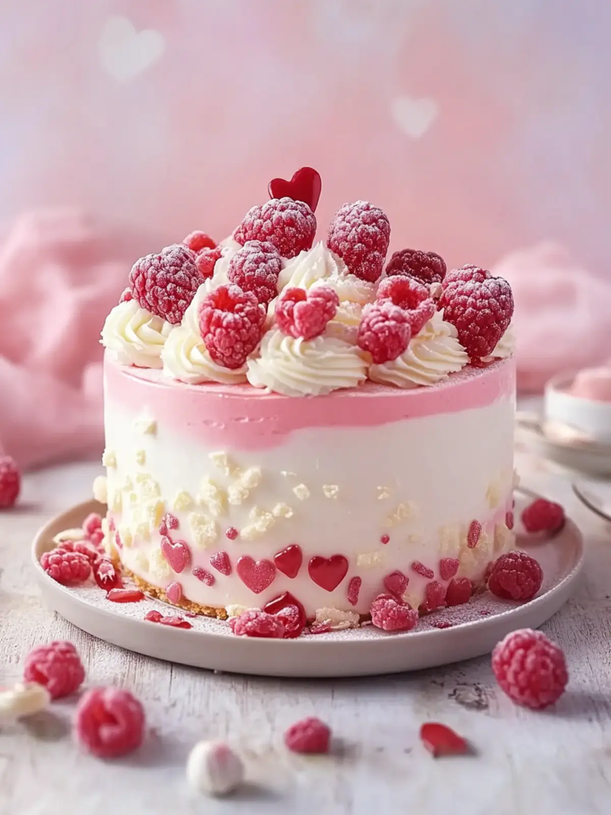 Herzförmiger Valentinstag