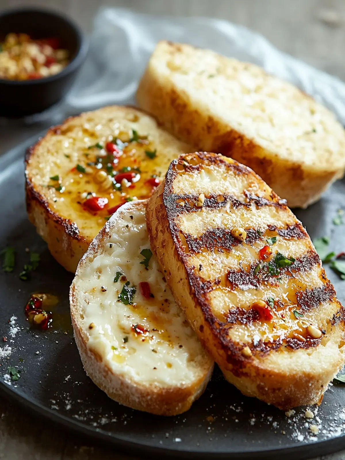 Chili-Kräuter Käsebrötchen