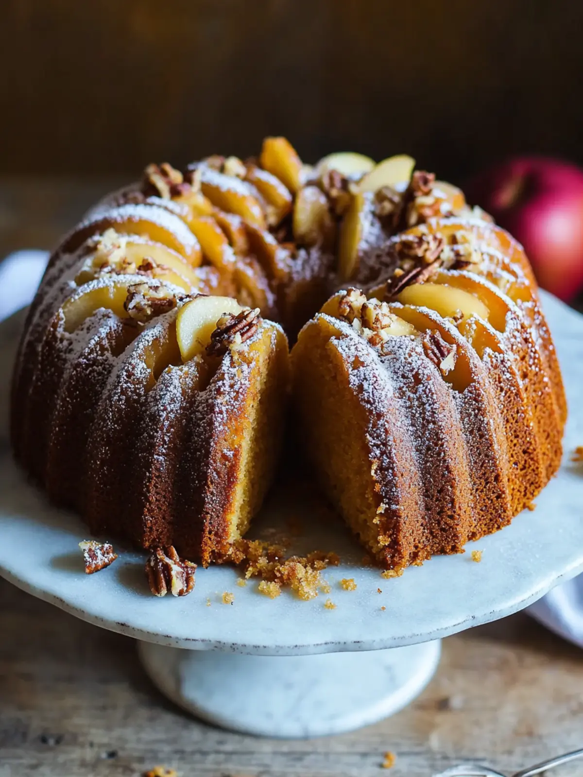 Apfel Kürbis Bundt Kuchen