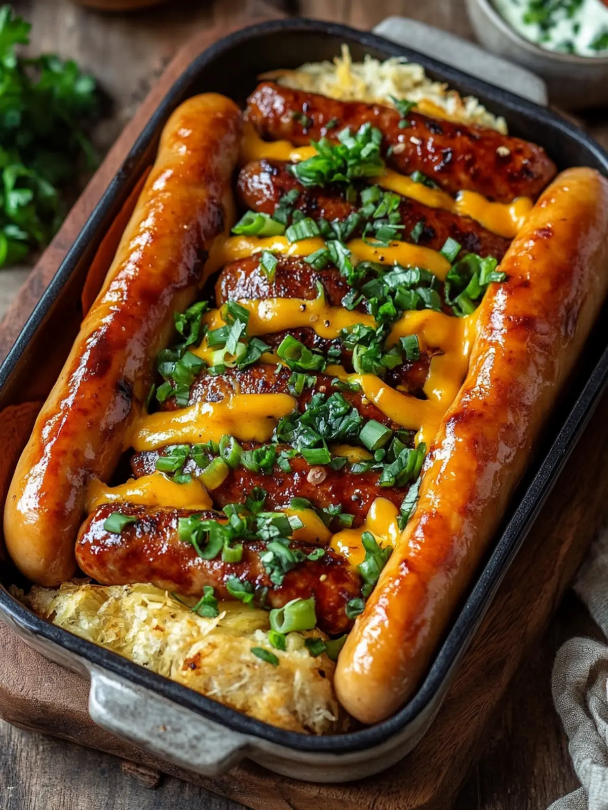 Einfache koreanische Maishund-Auflauf