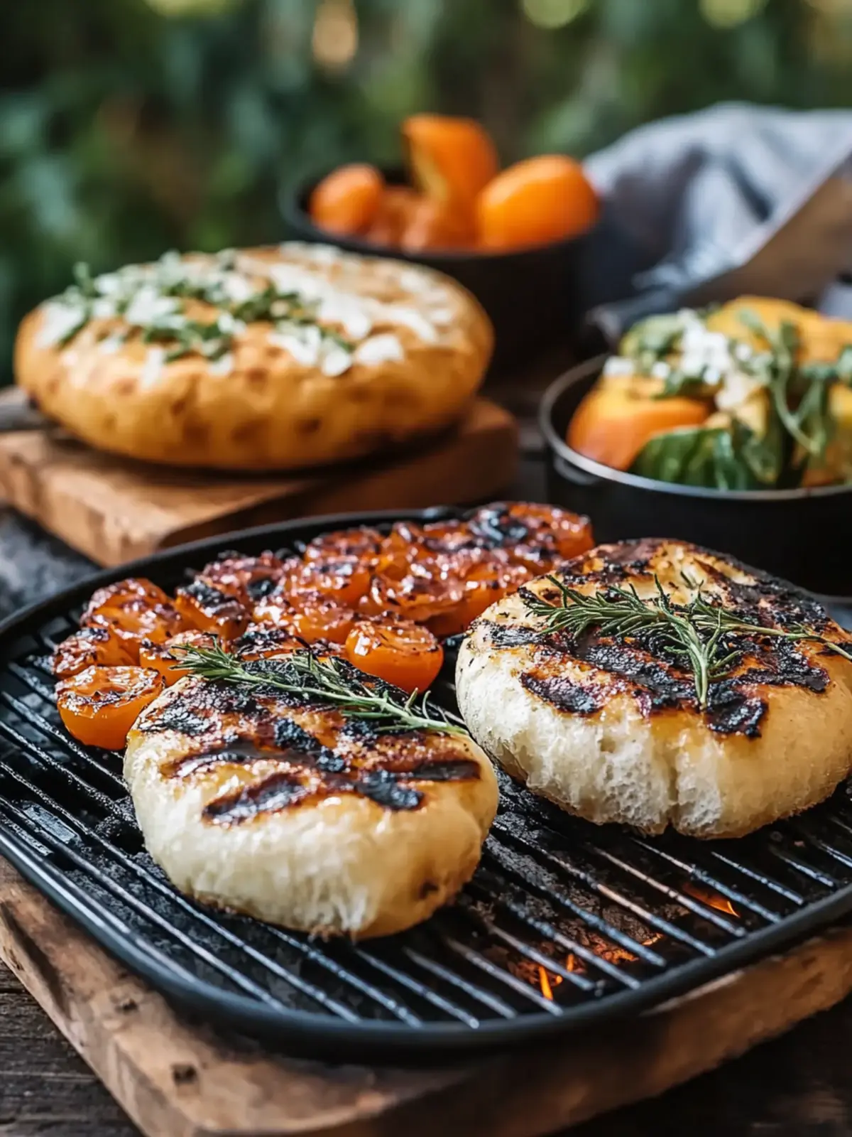 Einfaches gegrilltes Brot für jedes BBQ