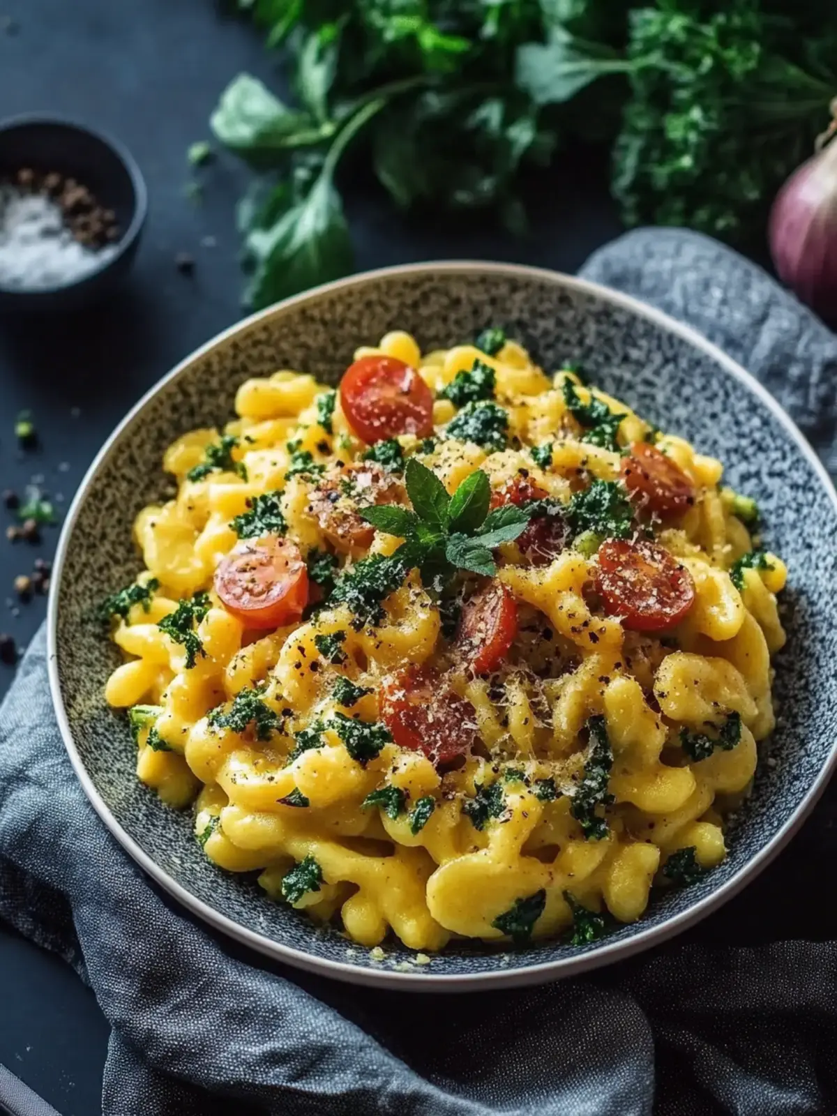 Spätzleauflauf mit Gemüse