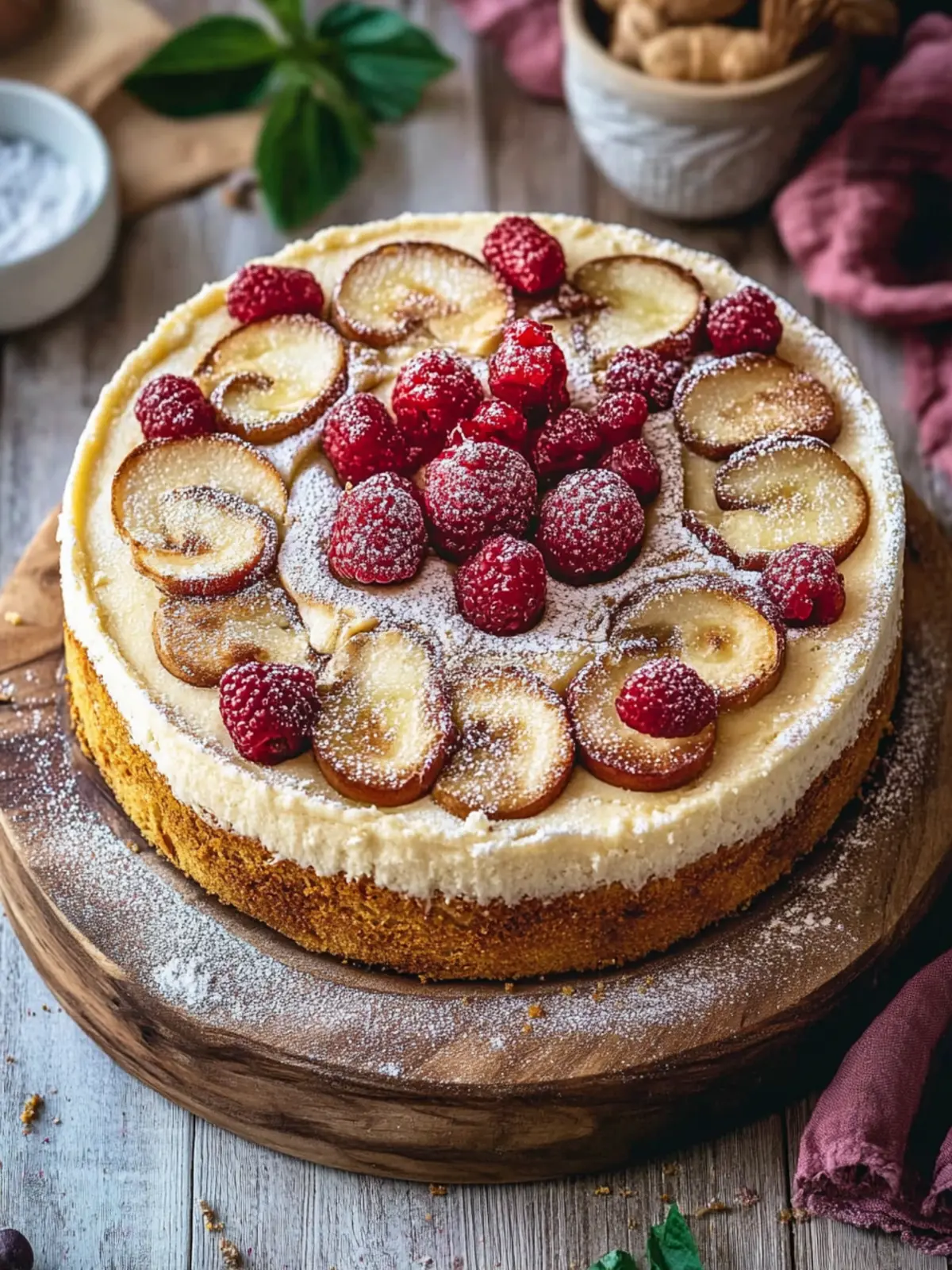 Zimtschnecken-Käsekuchen