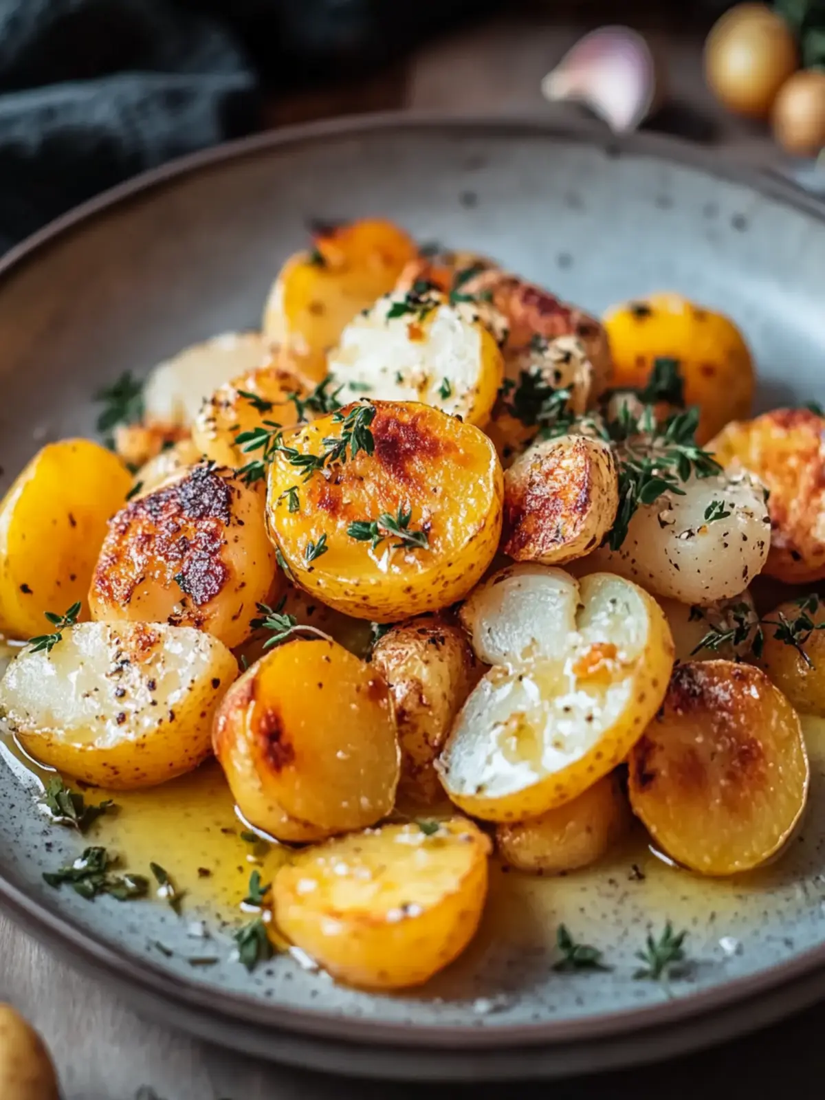 Geröstetes Gemüse mit Kartoffeln und Kürbis