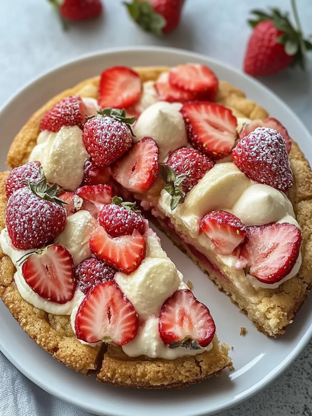 Erdbeer-Käsekuchen-Kekse