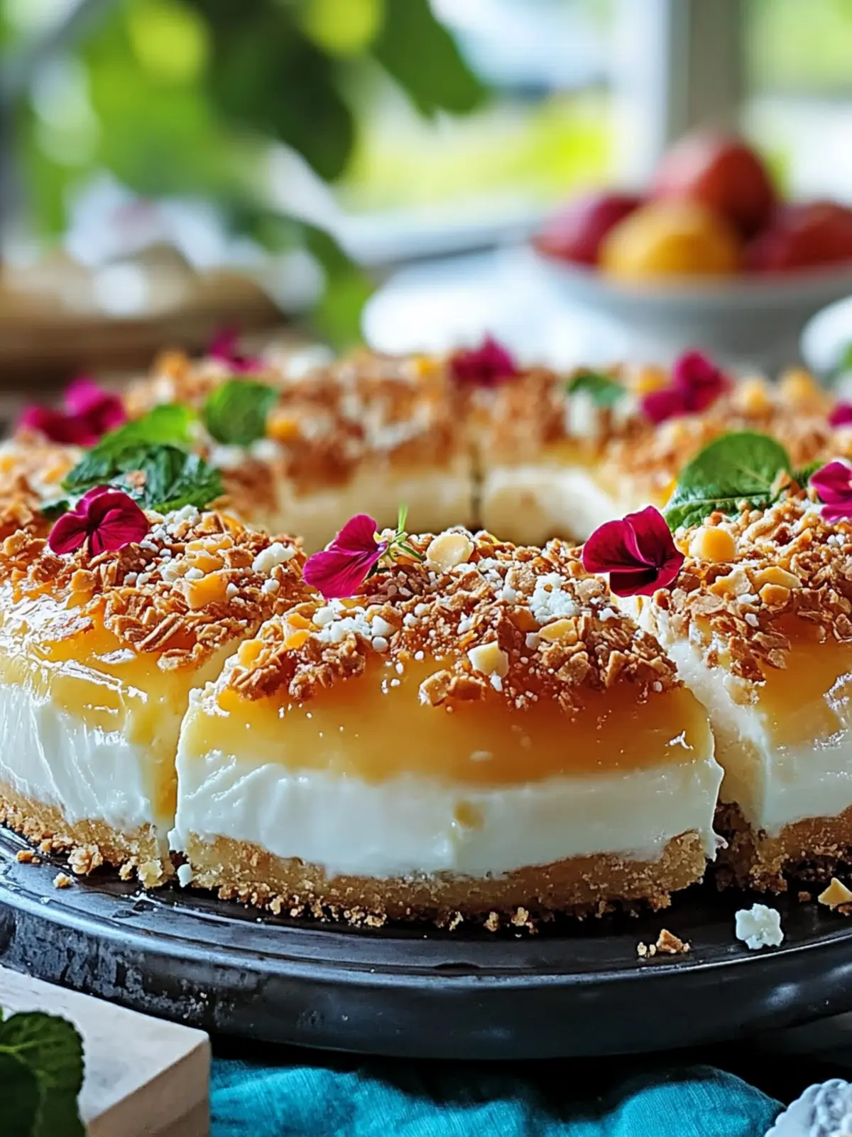 Königliche Hawaiianische Käsekuchen-Dänisch