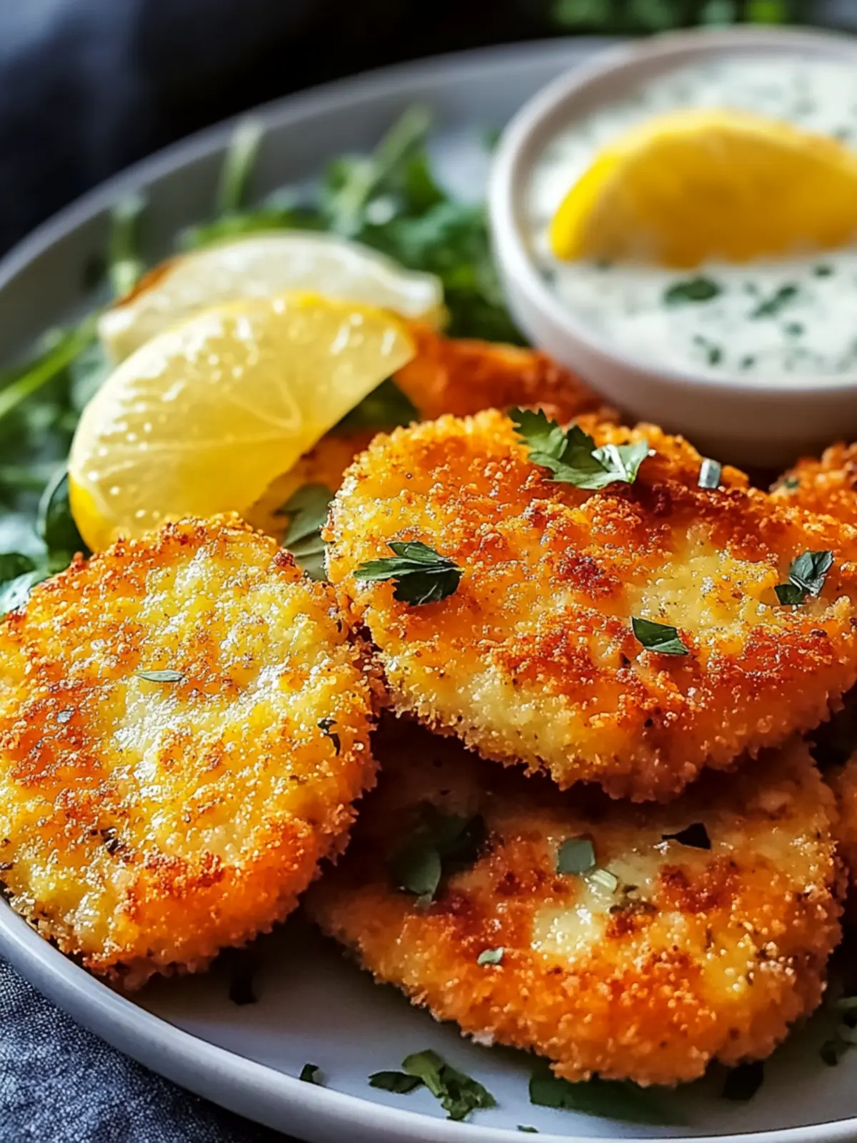 Airfryer Kohlrabi Schnitzel