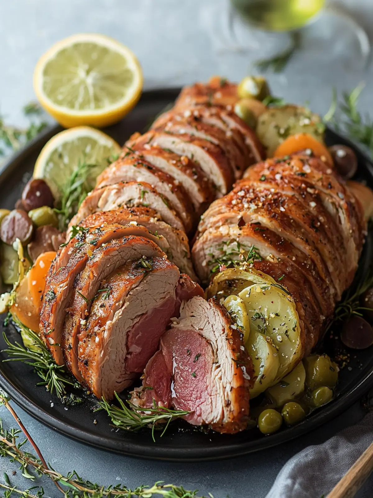 Leckeres und einfaches Putenaufschnitt