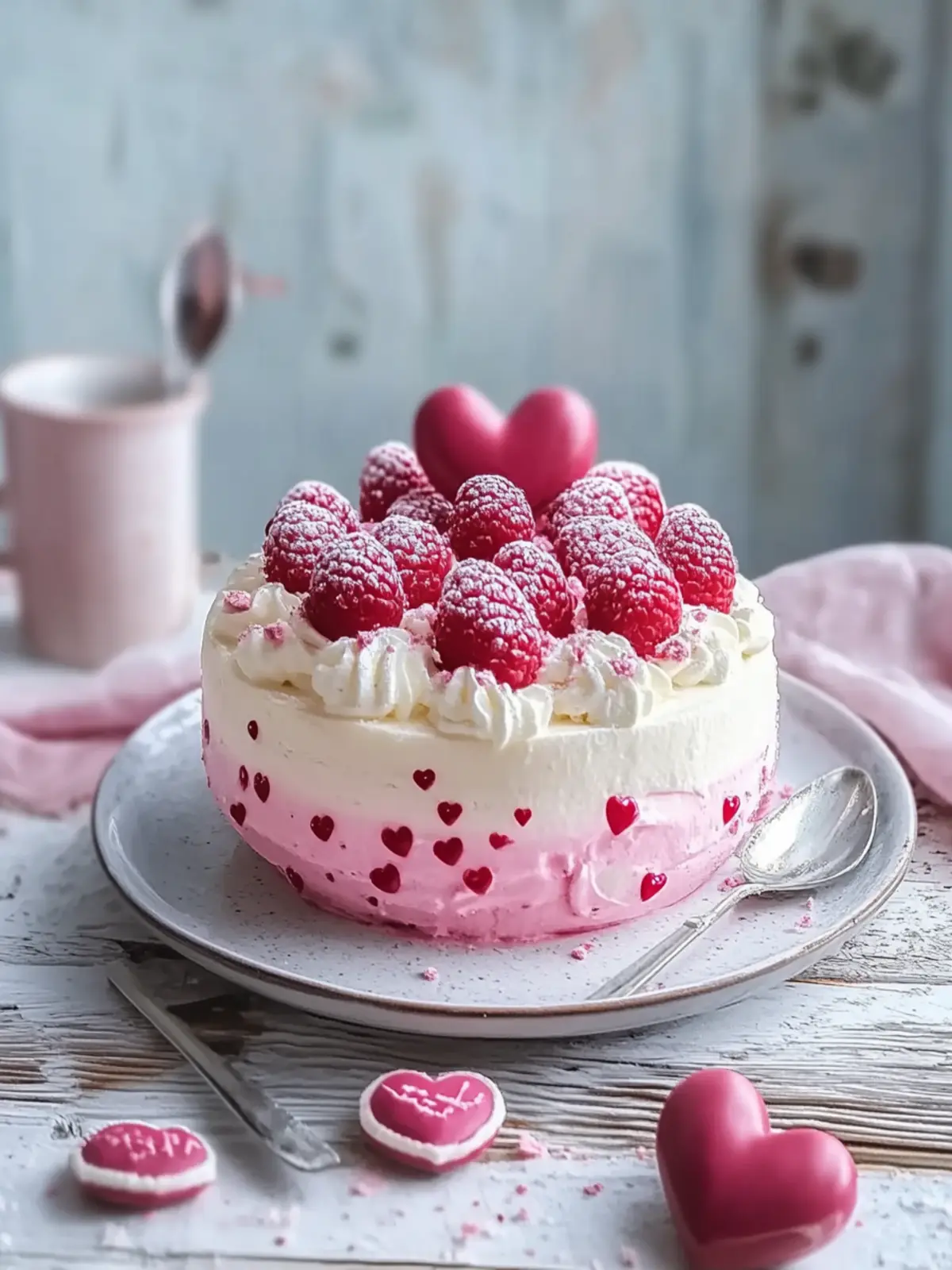 Herzförmiger Valentinstag