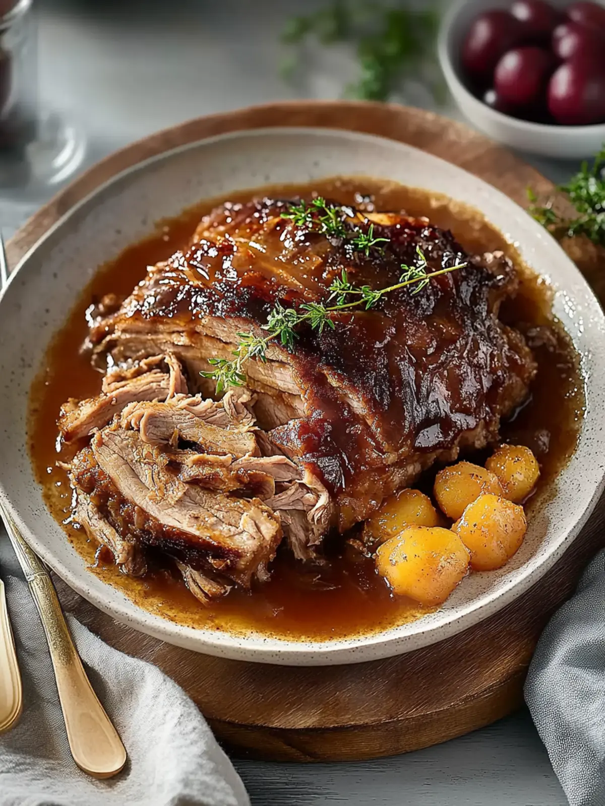 Traditioneller Sauerbraten