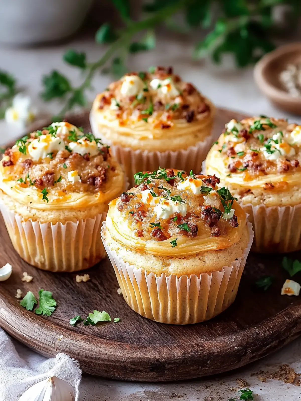 Käseburger Muffins