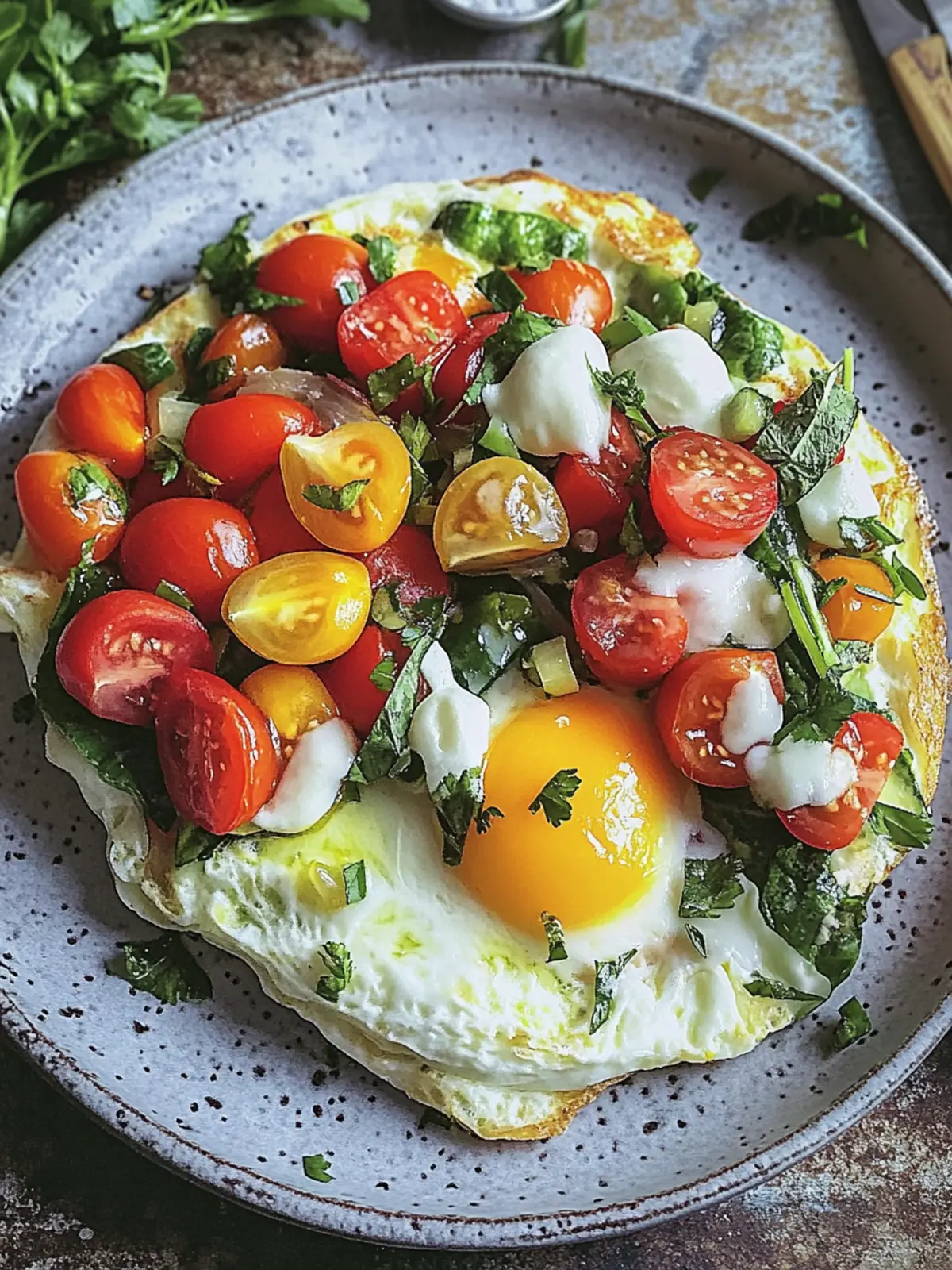 Beladene Gemüseomelette reich an Geschmack und Nährstoffen
