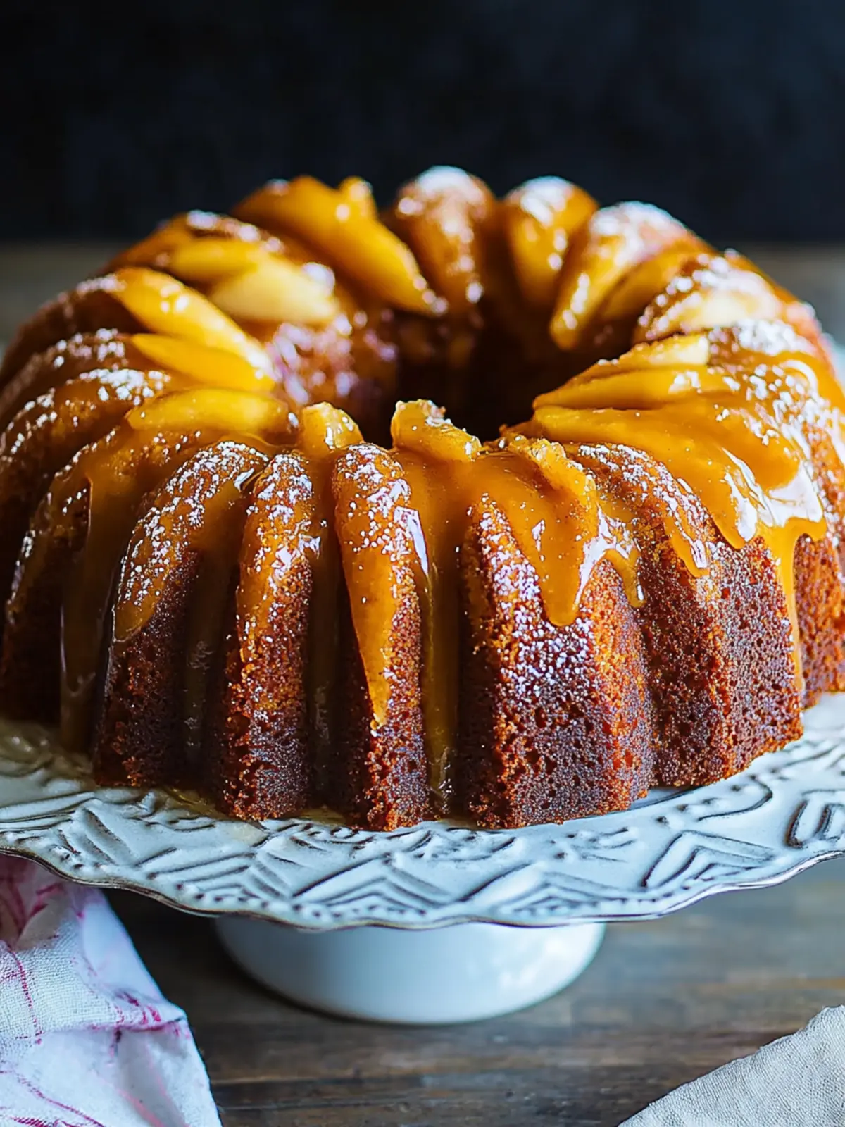 Apfel Kürbis Bundt Kuchen