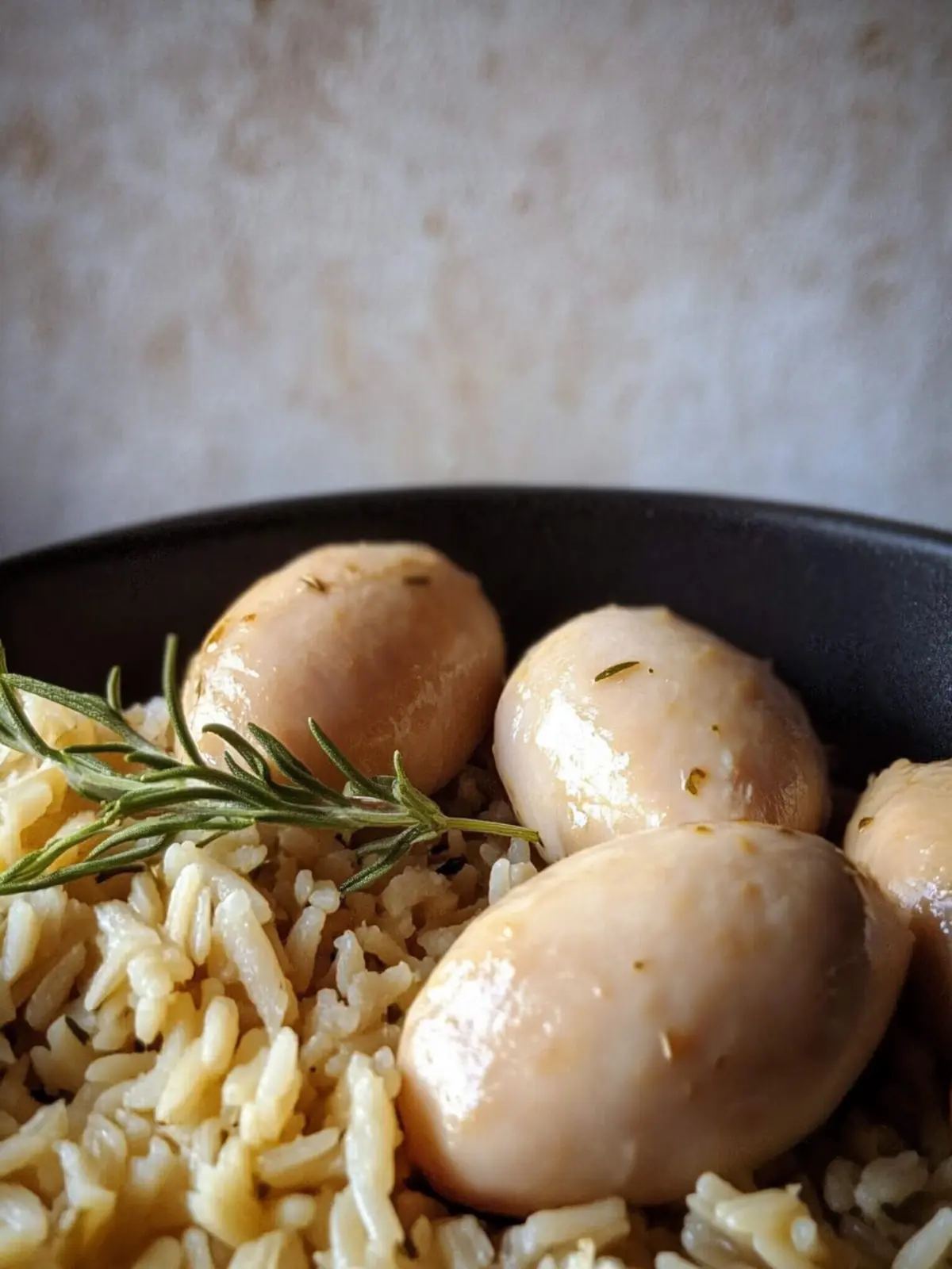 Instant-Topf Hühnchen und Reis