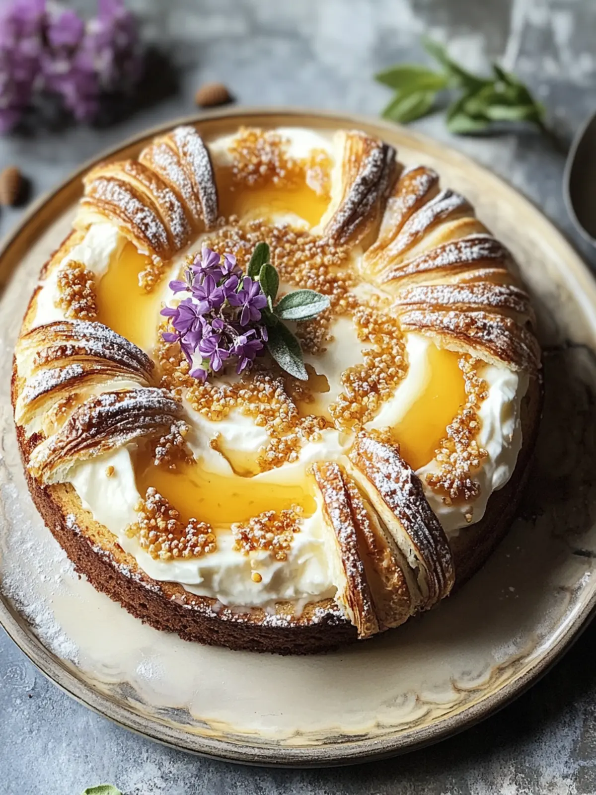 Zimtschnecken Honigbrötchen Käsekuchen