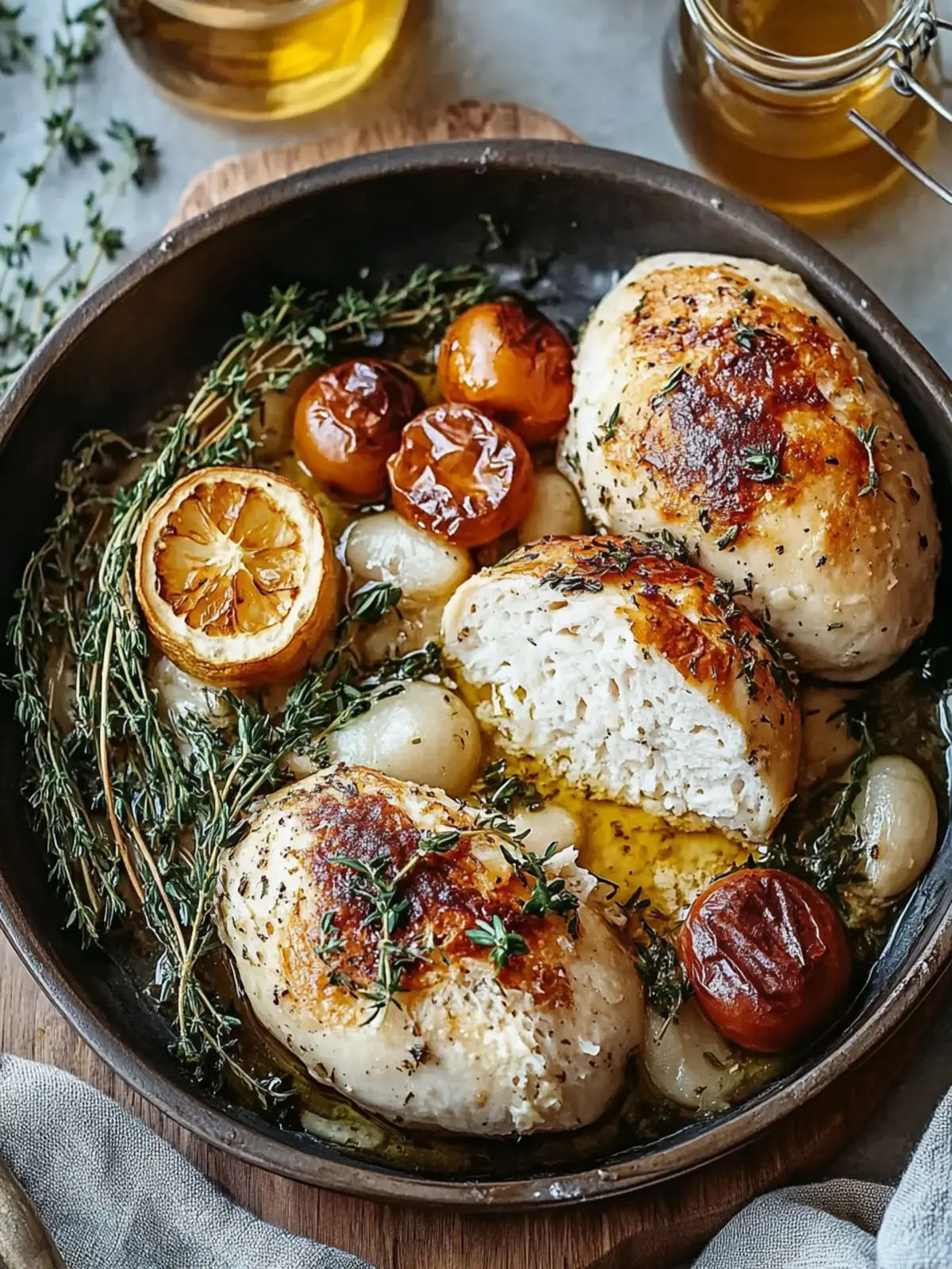 Toskanisches Hähnchenbrust