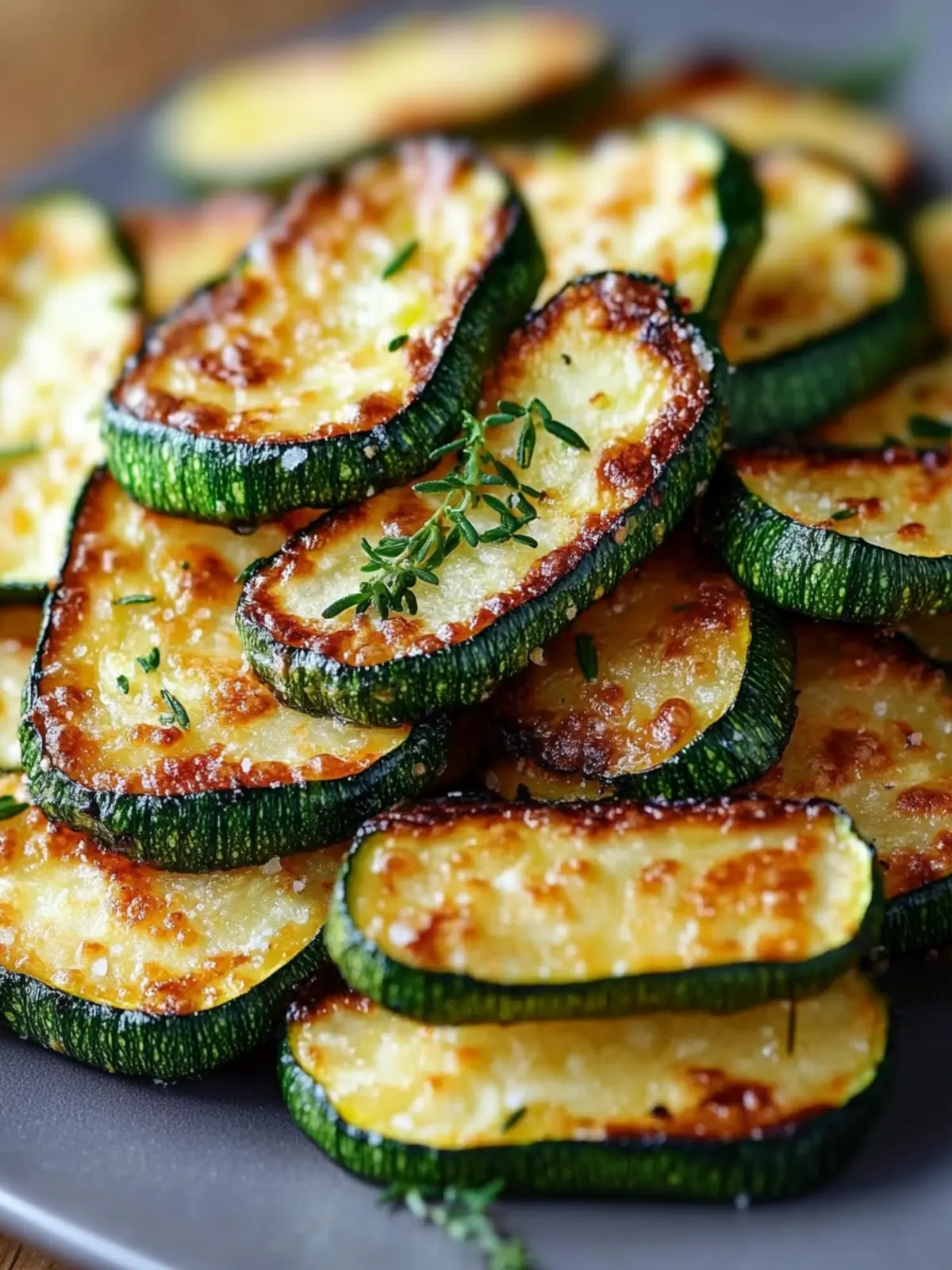 Knusprige Zucchini-Chips aus der Heißluftfritteuse