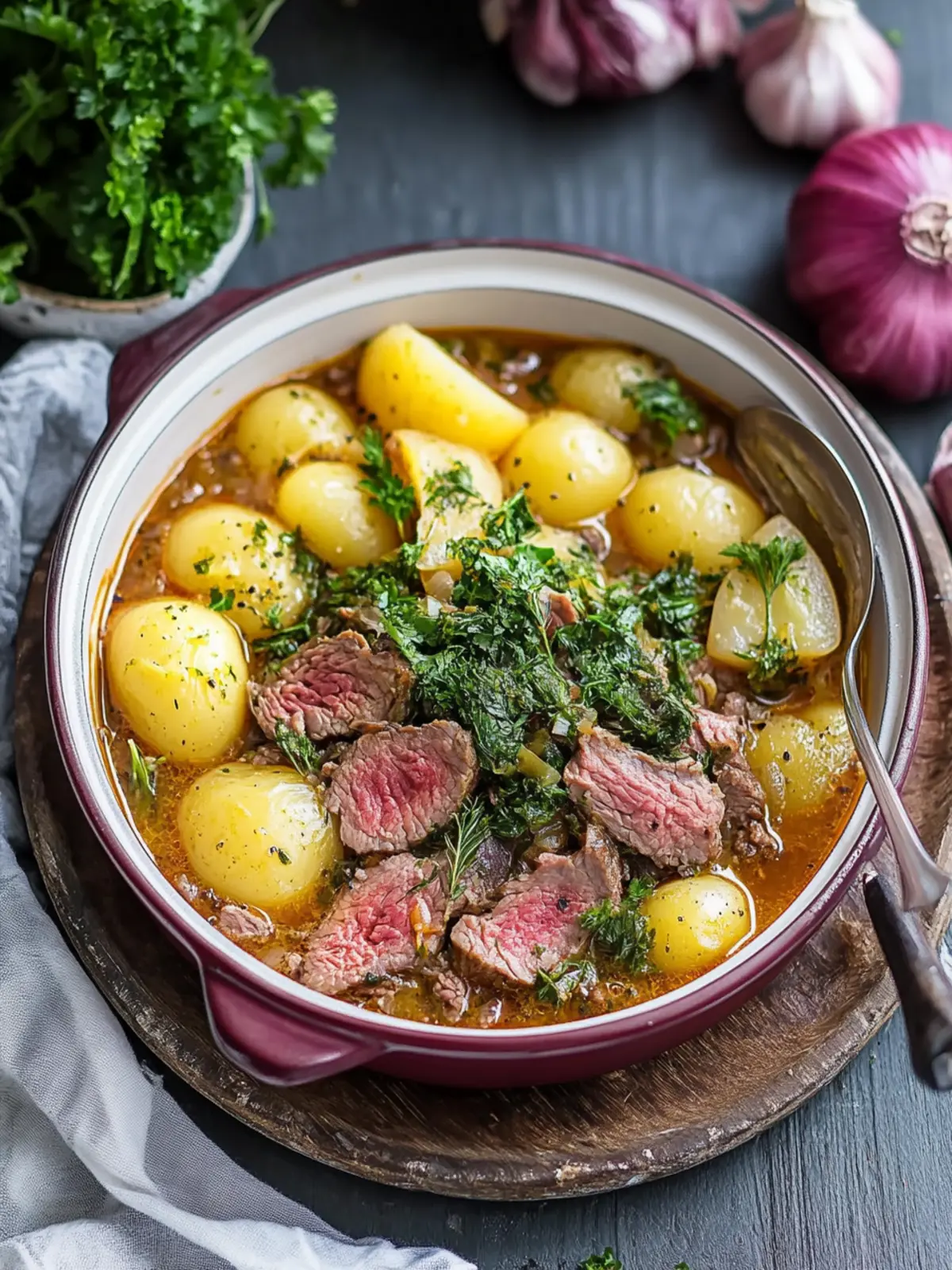 Savoykohl-Eintopf mit Hackfleisch und Kartoffeln