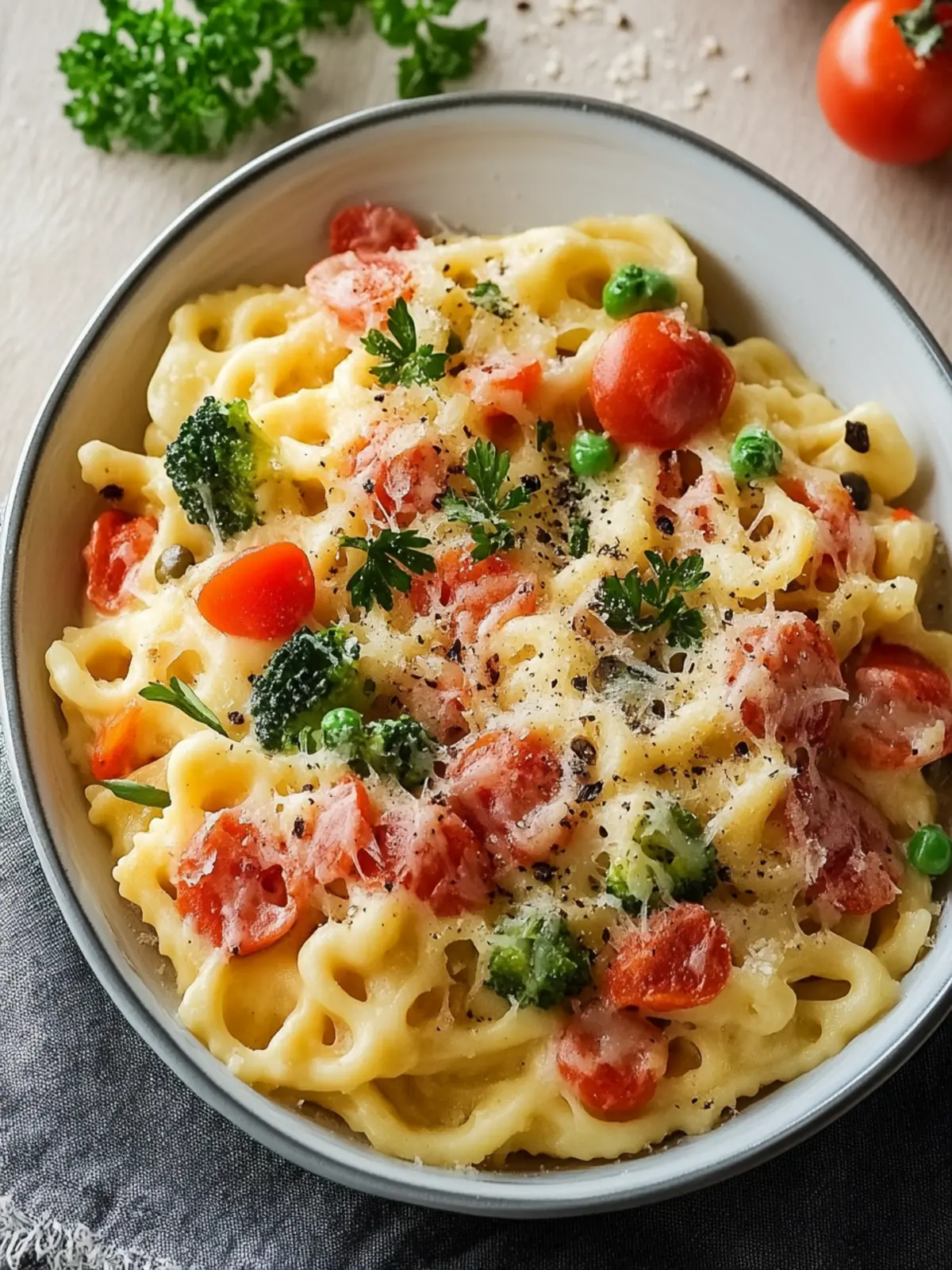 Spätzleauflauf mit Gemüse