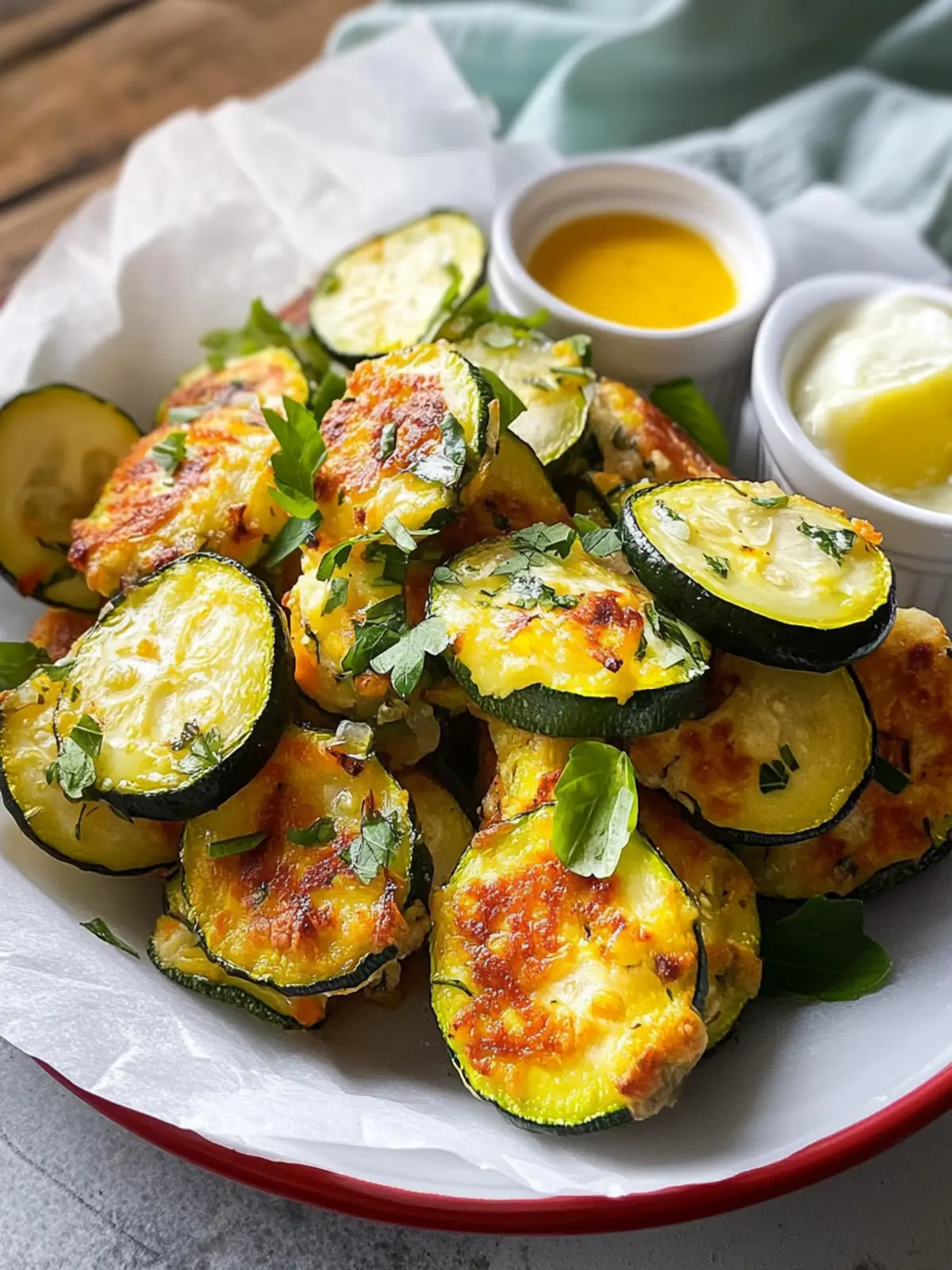 Knusprige Zucchini-Gemüse-Puffer