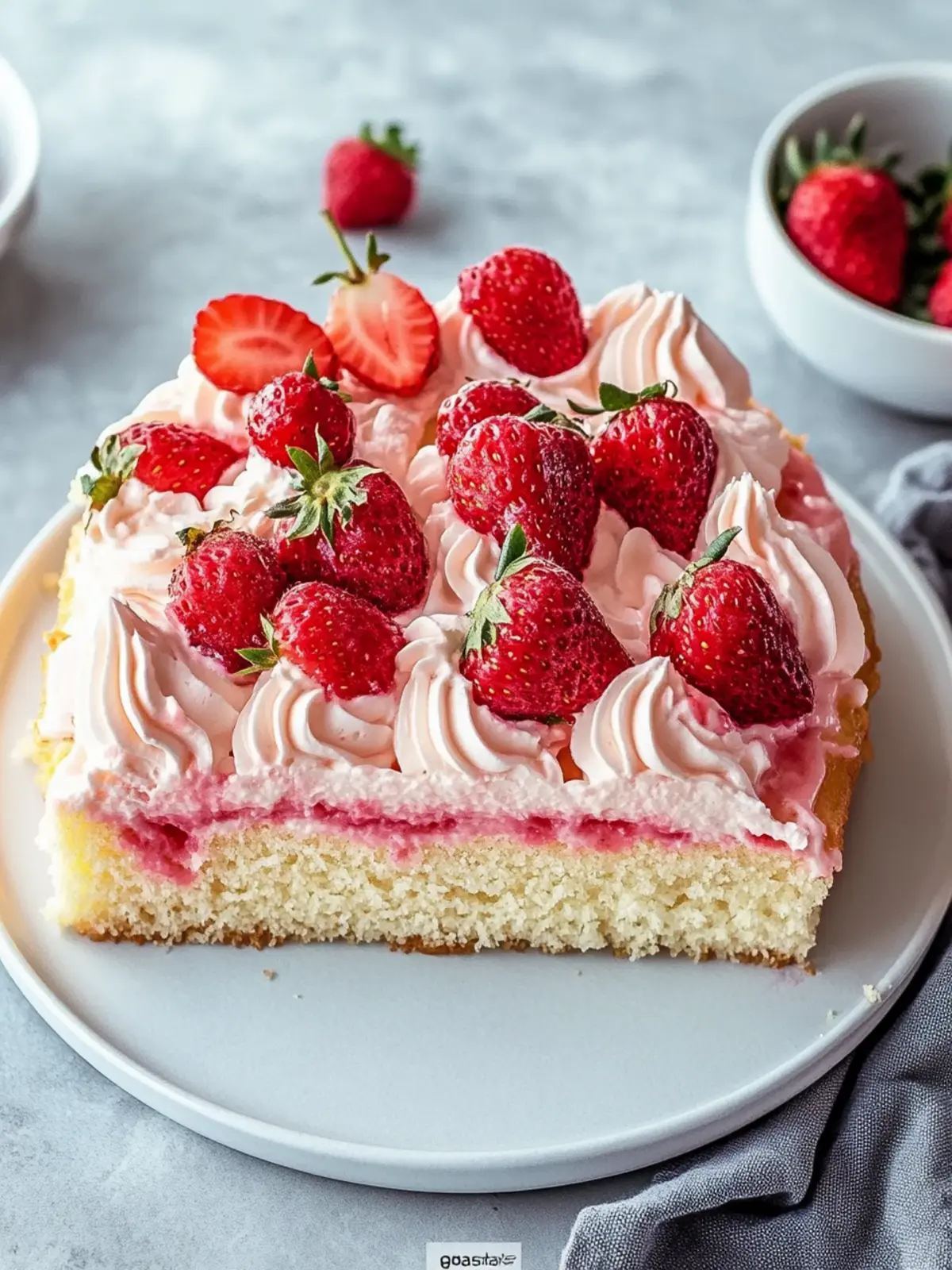 Erdbeer Texas Kuchen