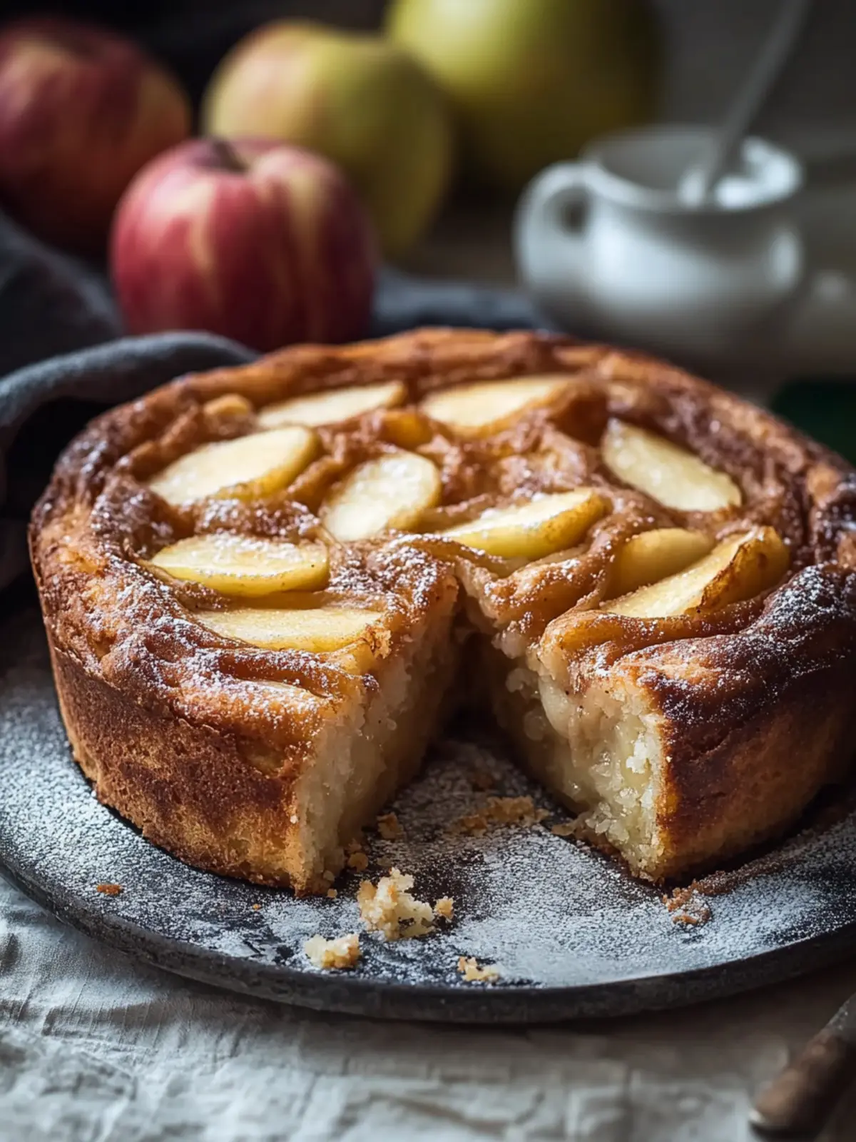 Zimtschnecken und Apfelkuchen