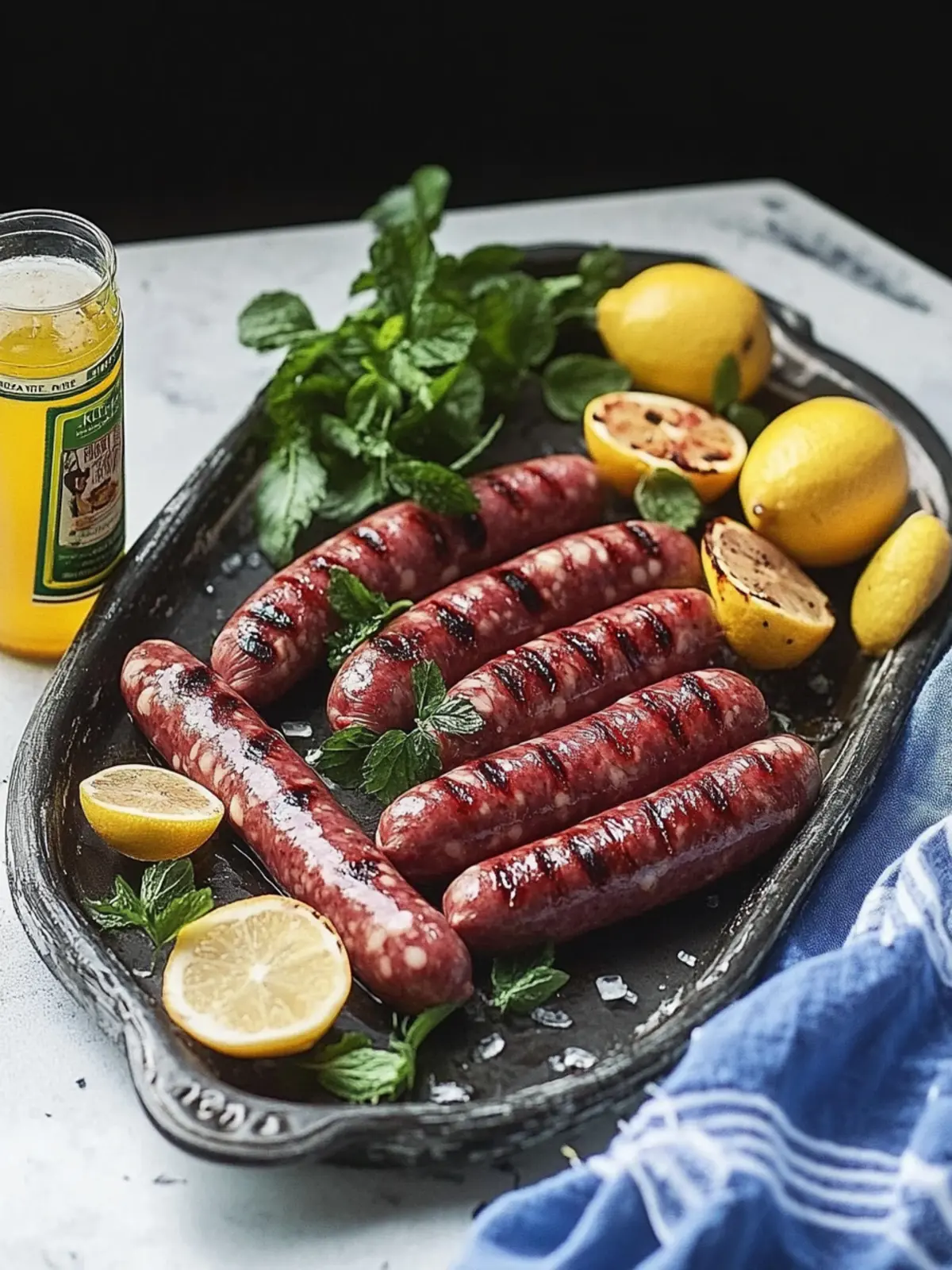 Köstliche Rinderwurst