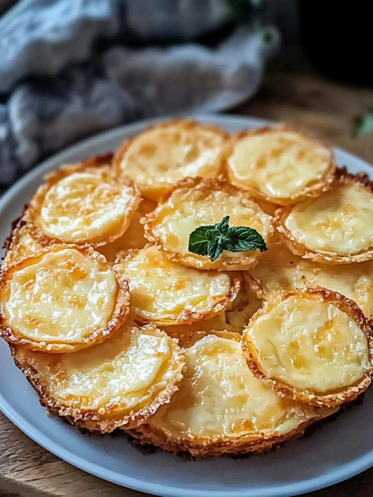 Goldener Käsekuchen