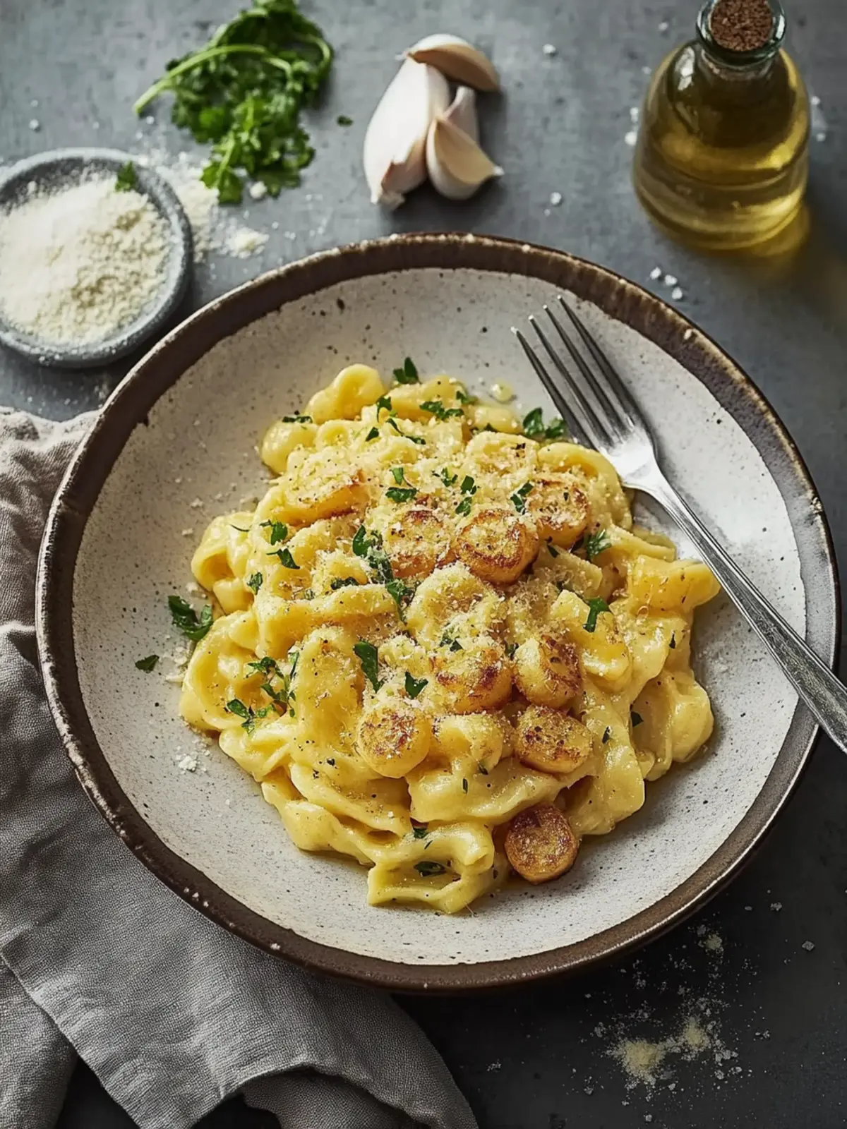 Buttrige hausgemachte deutsche Spätzle
