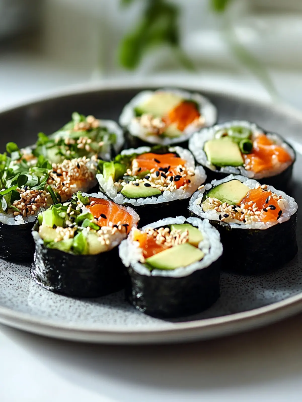 Einfache Mini Sushi-Wickel