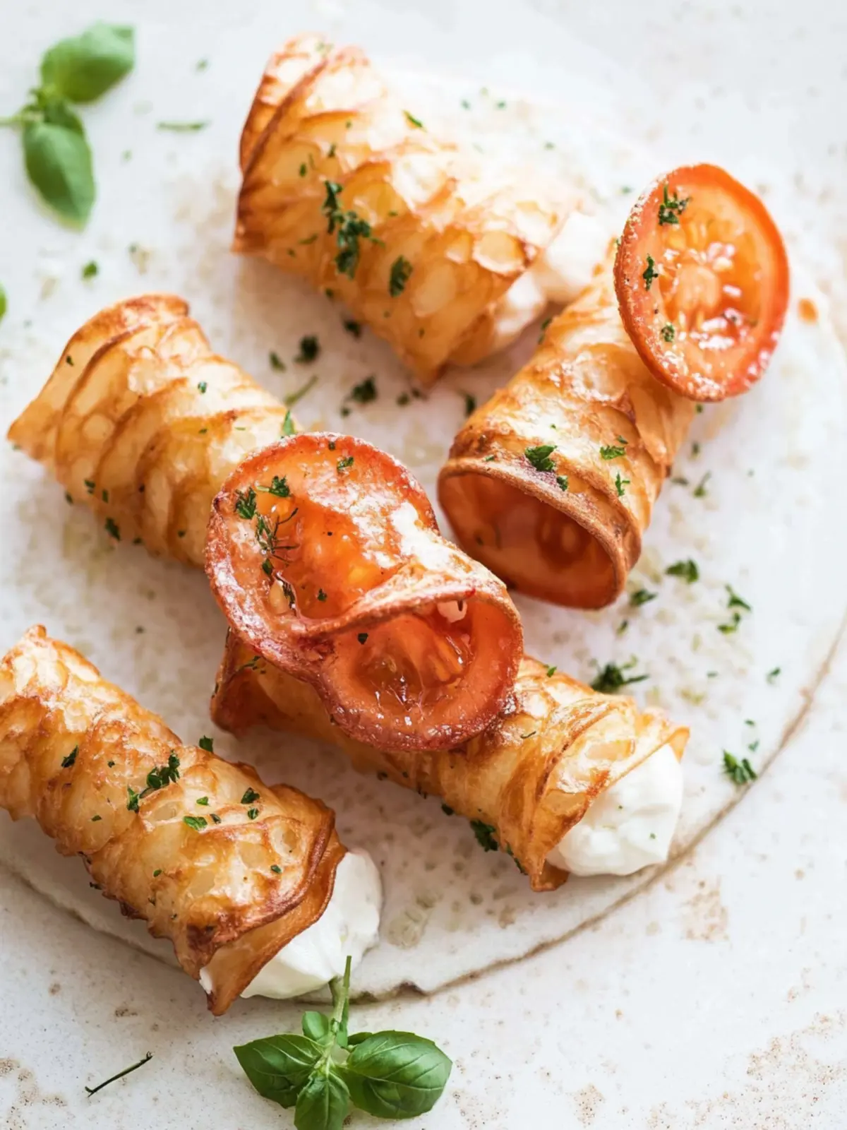 Herzhafte Appetizer-Tüten