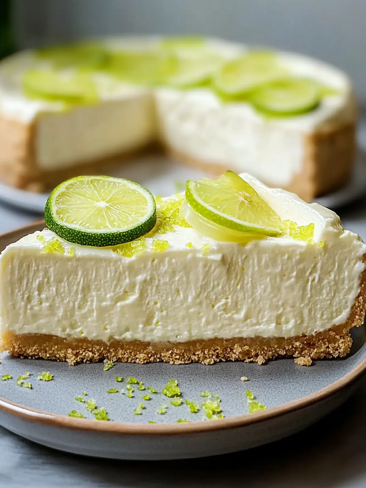 Keto Kein Backen Key Lime Cheesecake