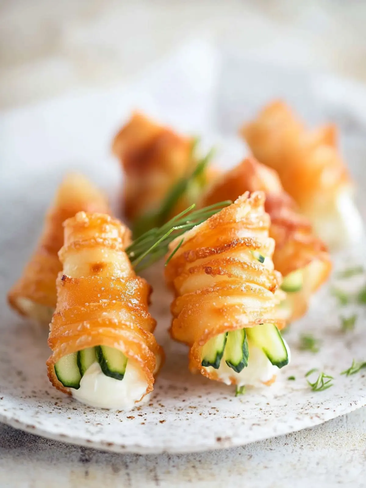 Herzhafte Appetizer-Tüten