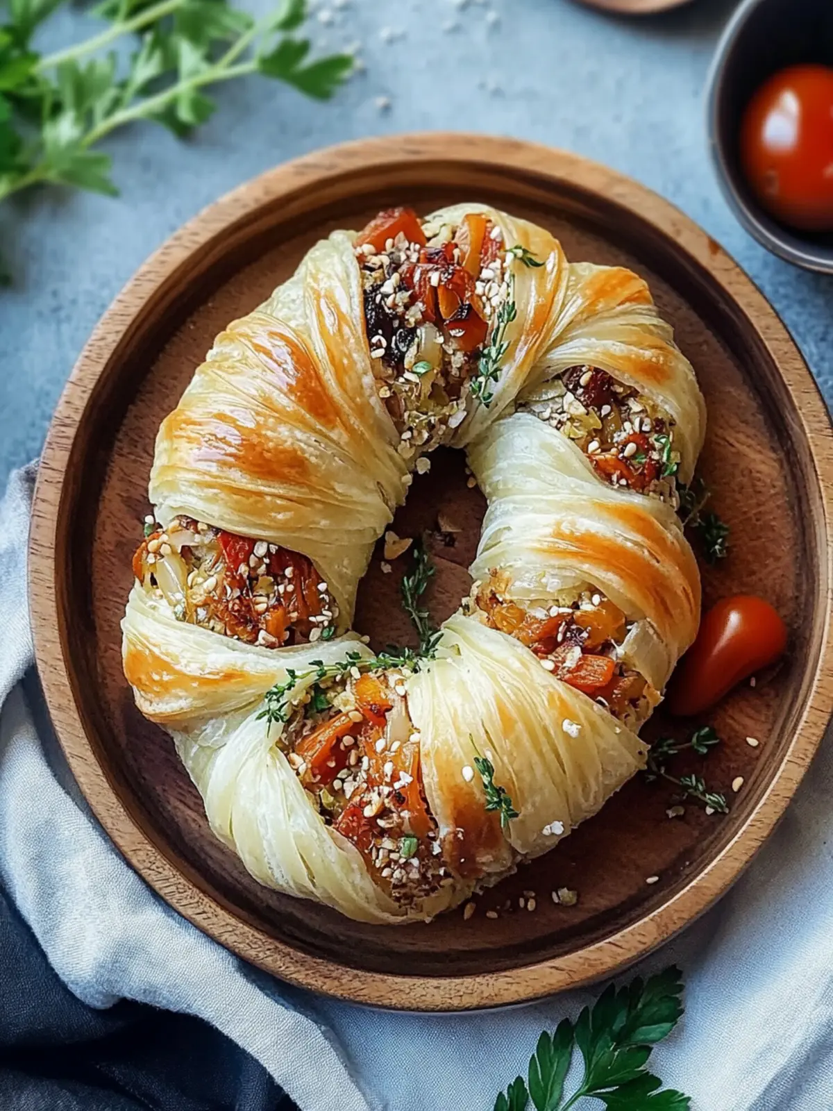 Krautwickel mit veganer Füllung