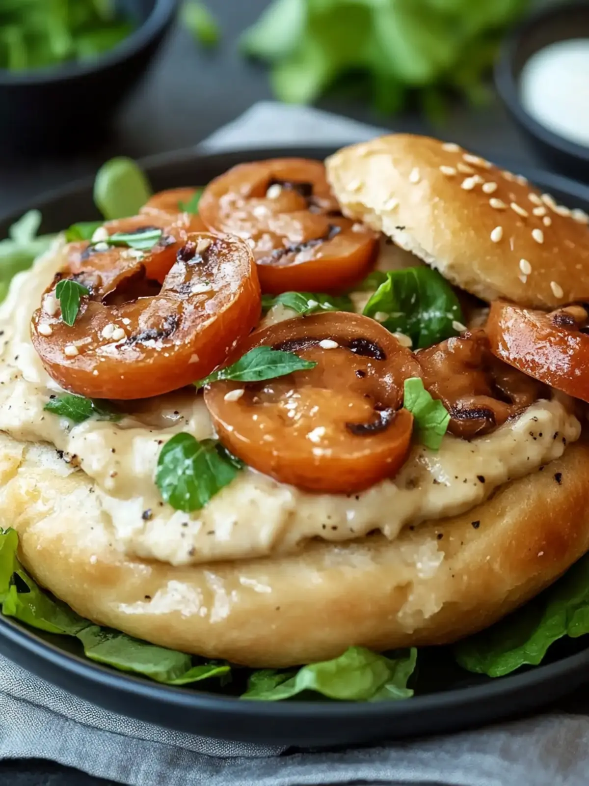 Hähnchenbrust mit Pilzen und Sahnesoße