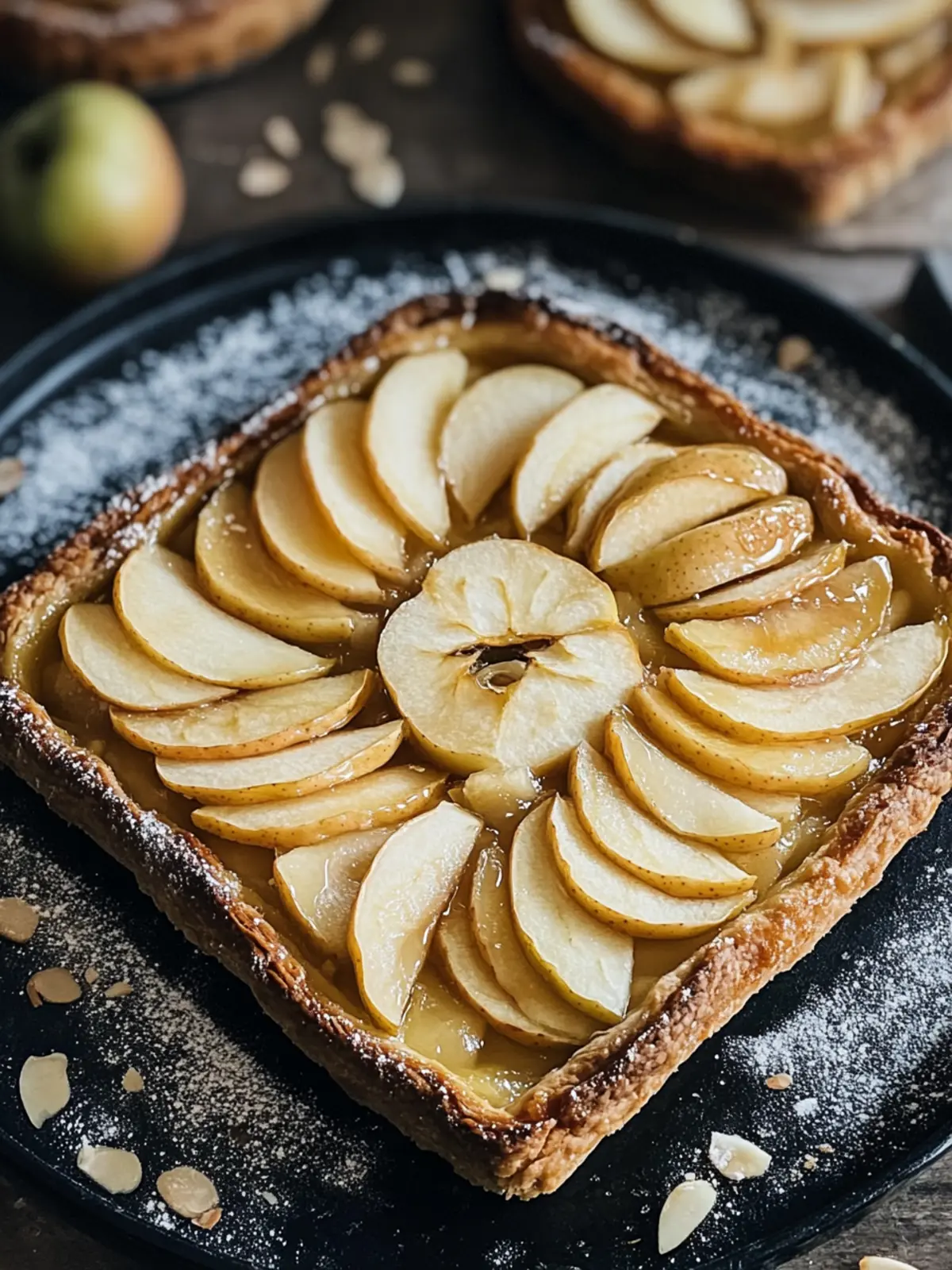 Schnelles Apfelgebäck mit Blätterteig