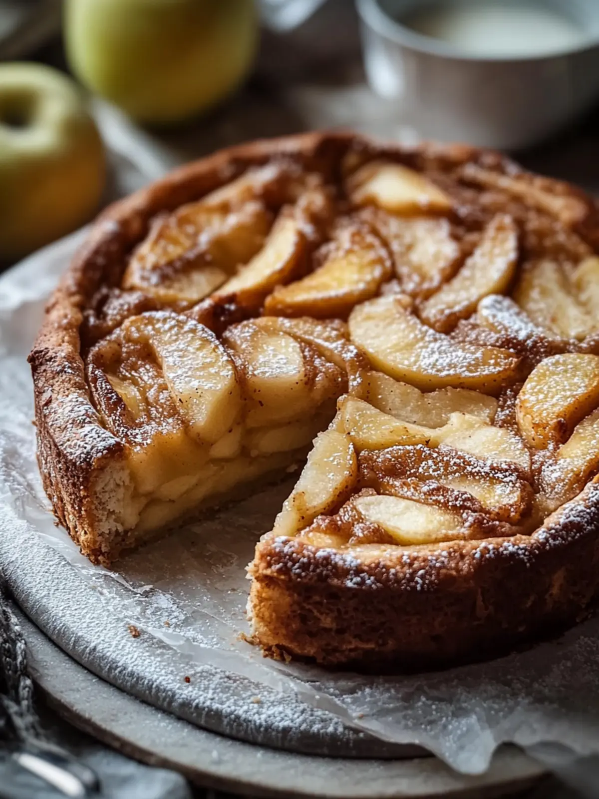 Zimtschnecken und Apfelkuchen