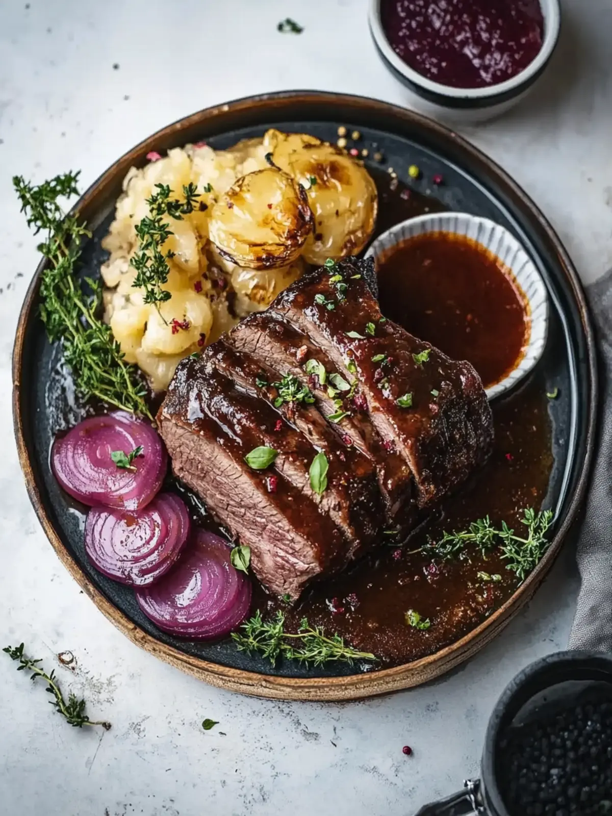 Rheinischer Sauerbraten schmeckt besonders lecker