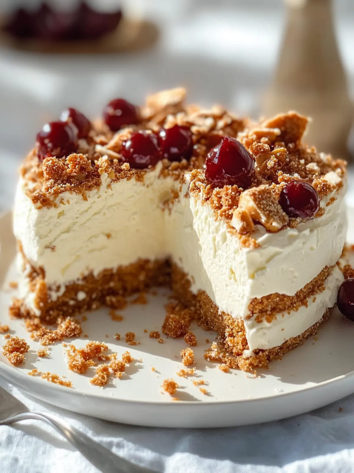 Speculoos-Kirsch-Cremekuchen