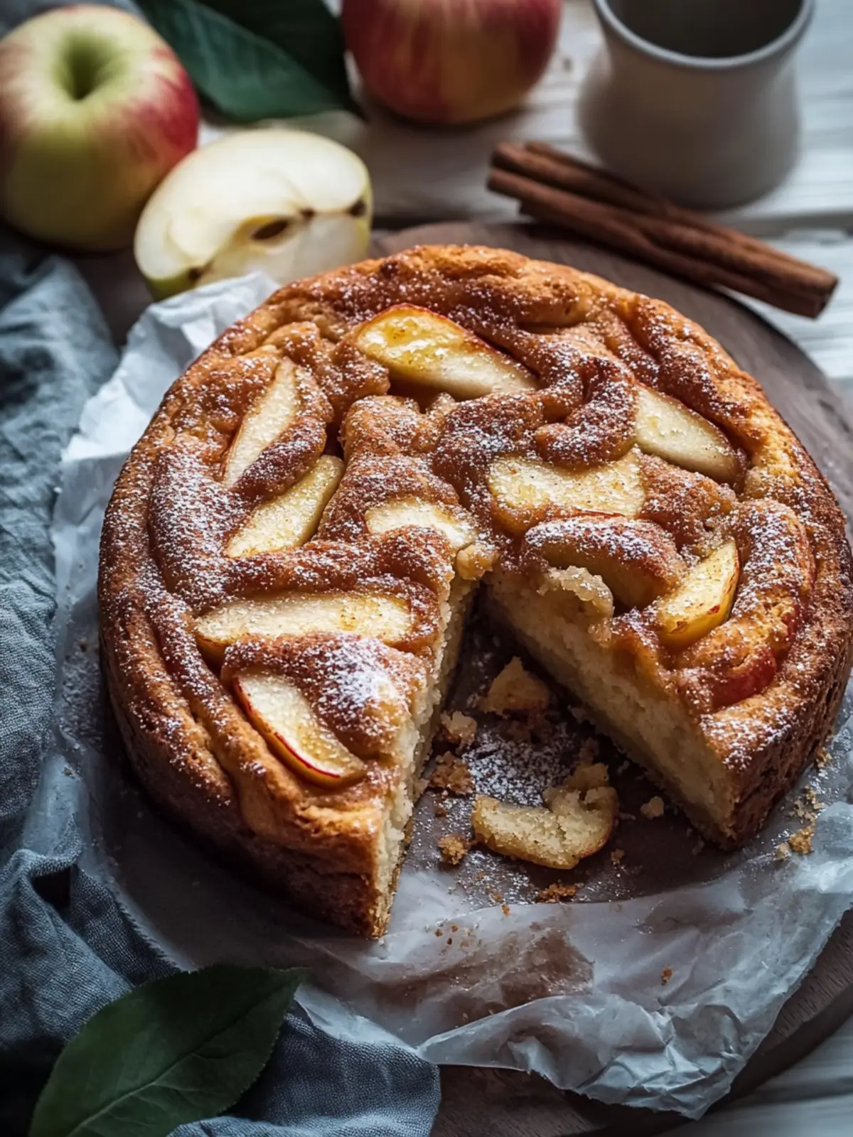 Zimtschnecken und Apfelkuchen