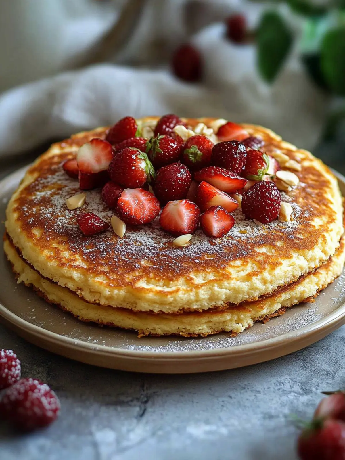 Mandelmehl Pfannkuchen
