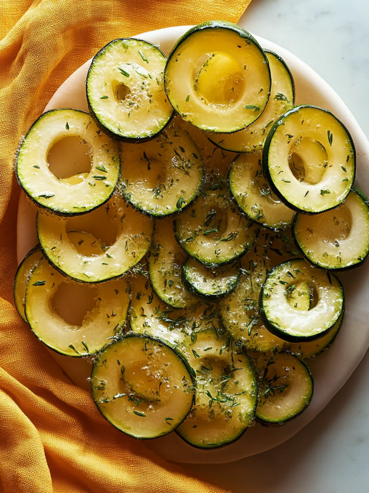 Knusprige Zucchiniringe