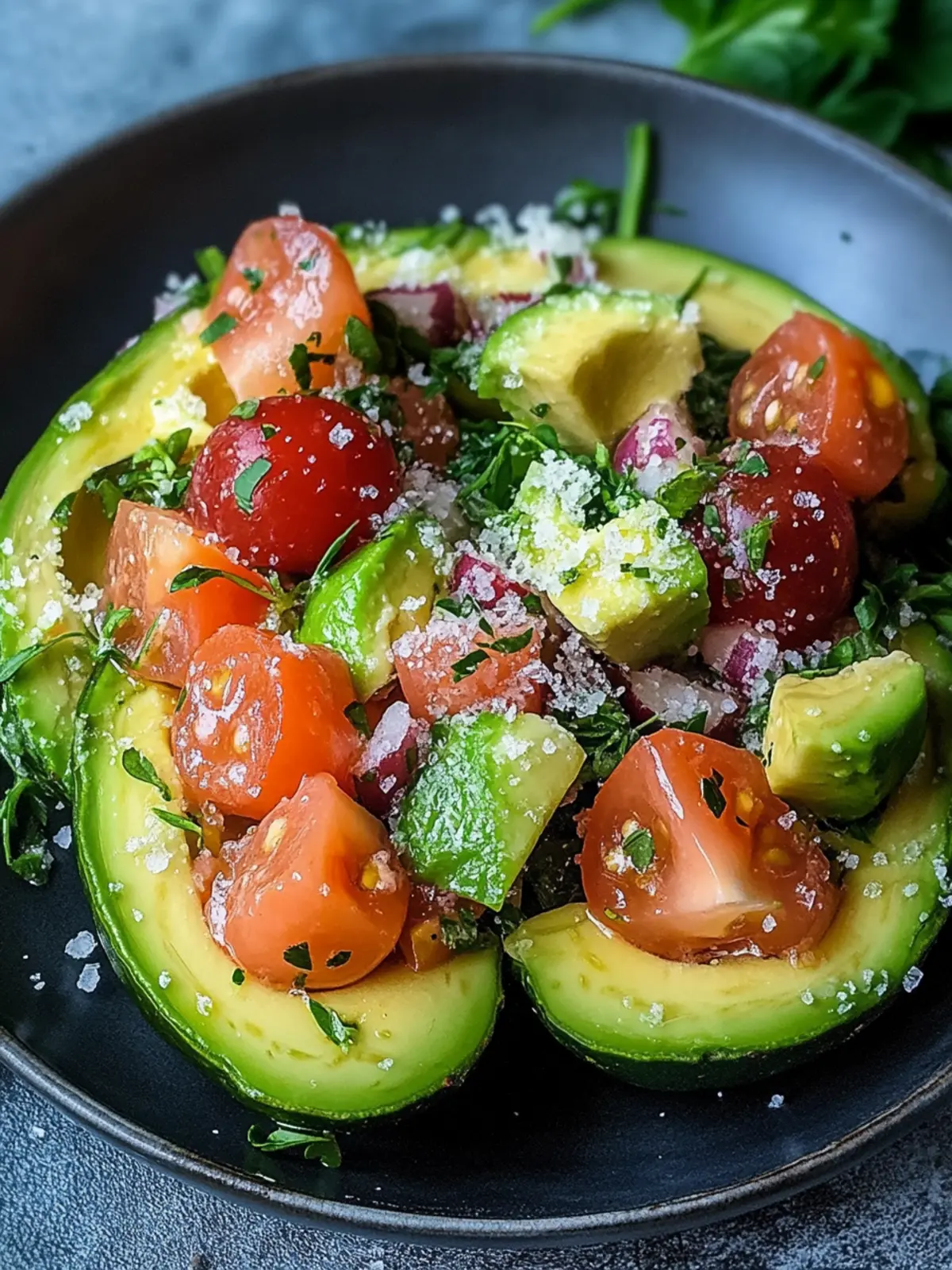 Thunfischsalat gefüllte Avocados