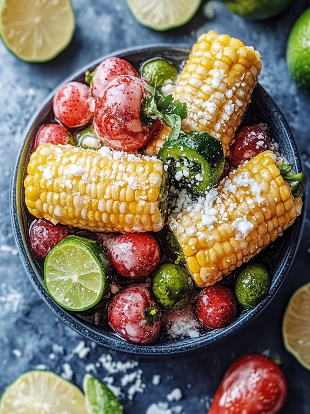 Mexikanischer Straßenmais Rosenkohl