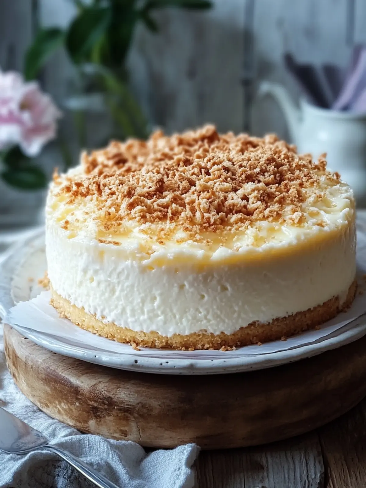 Bester Kokosnusspuddingkuchen