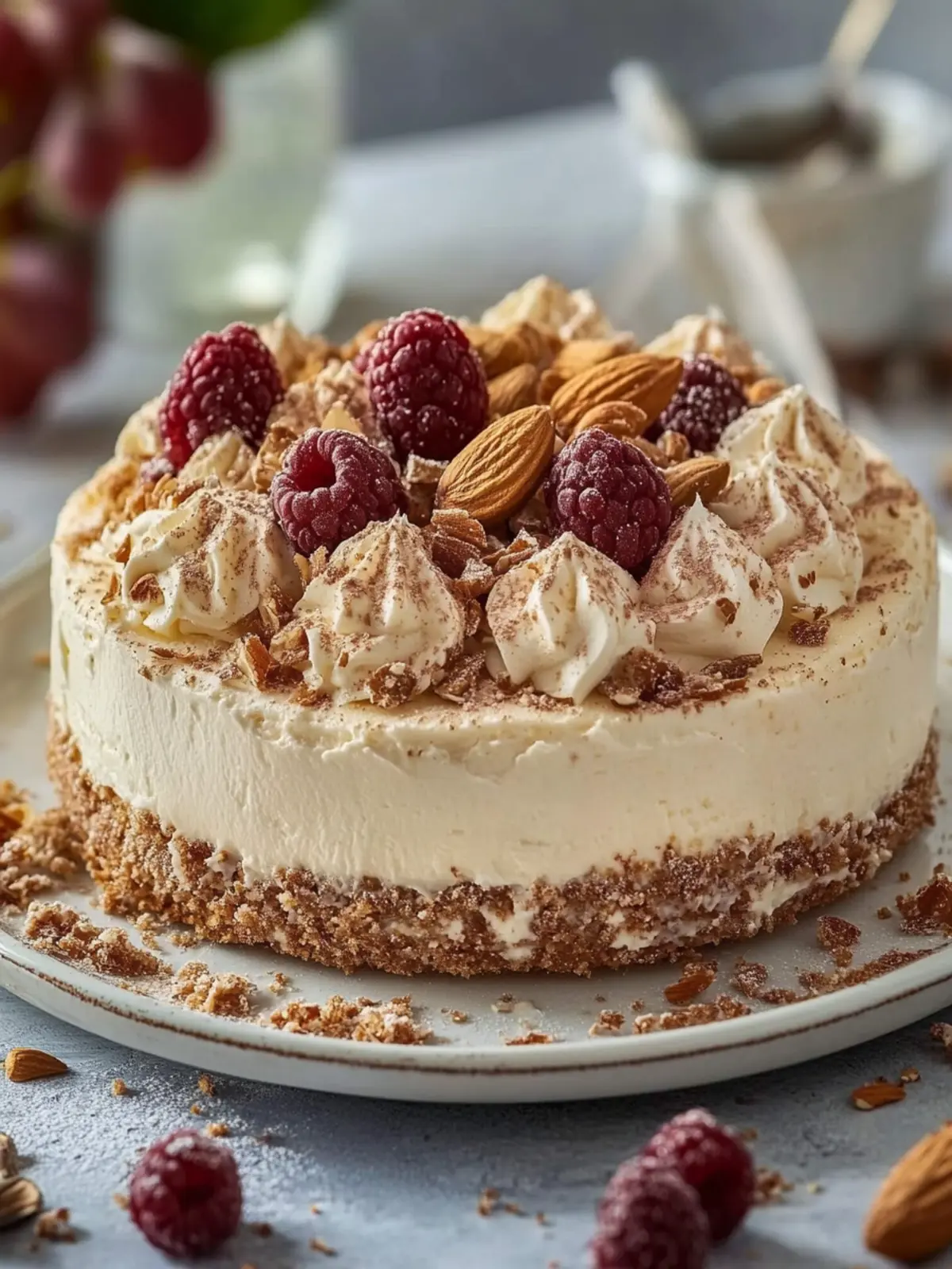 Cremiger Nusskuchen mit 220g Nüssen