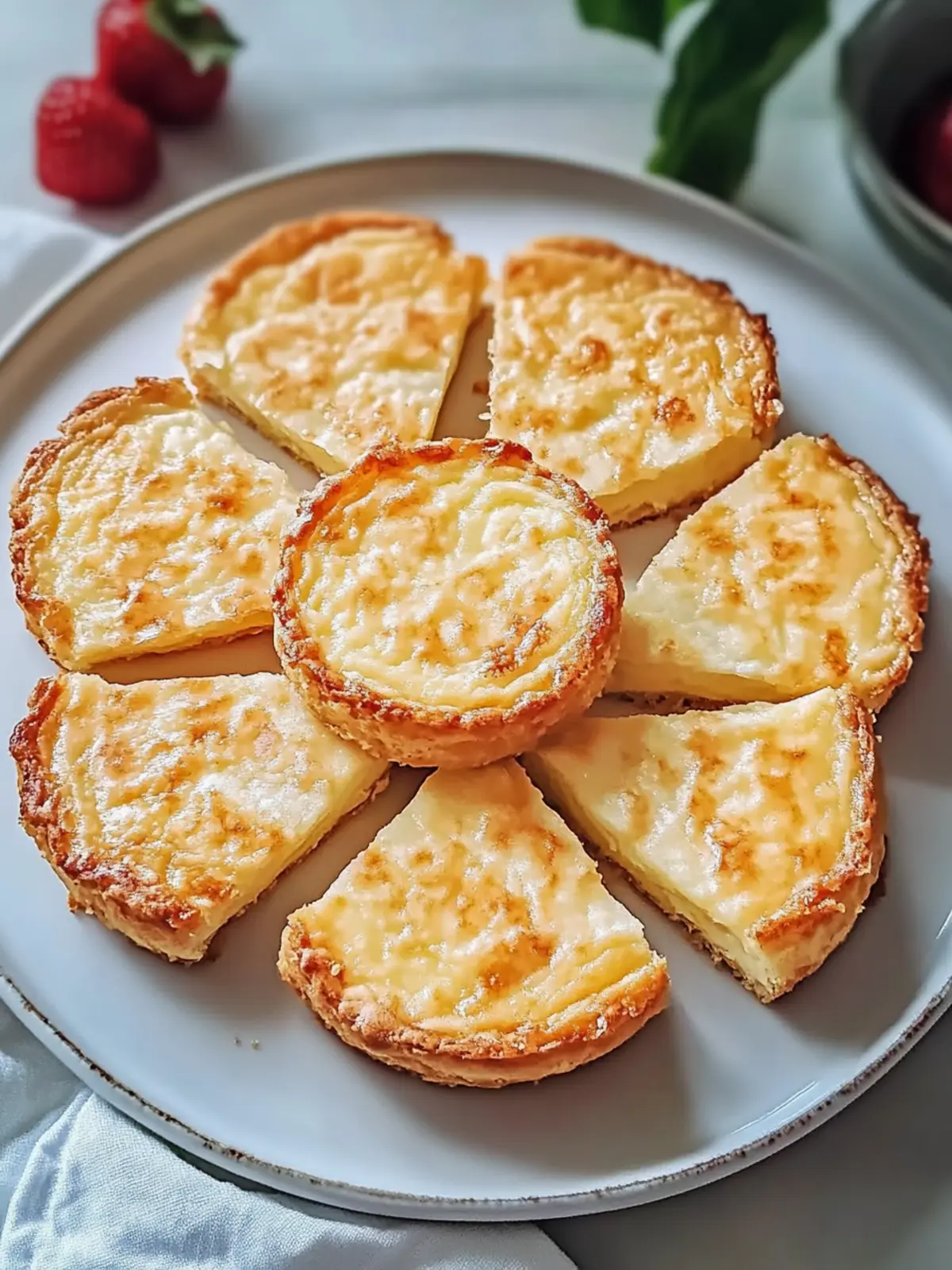 Goldener Käsekuchen