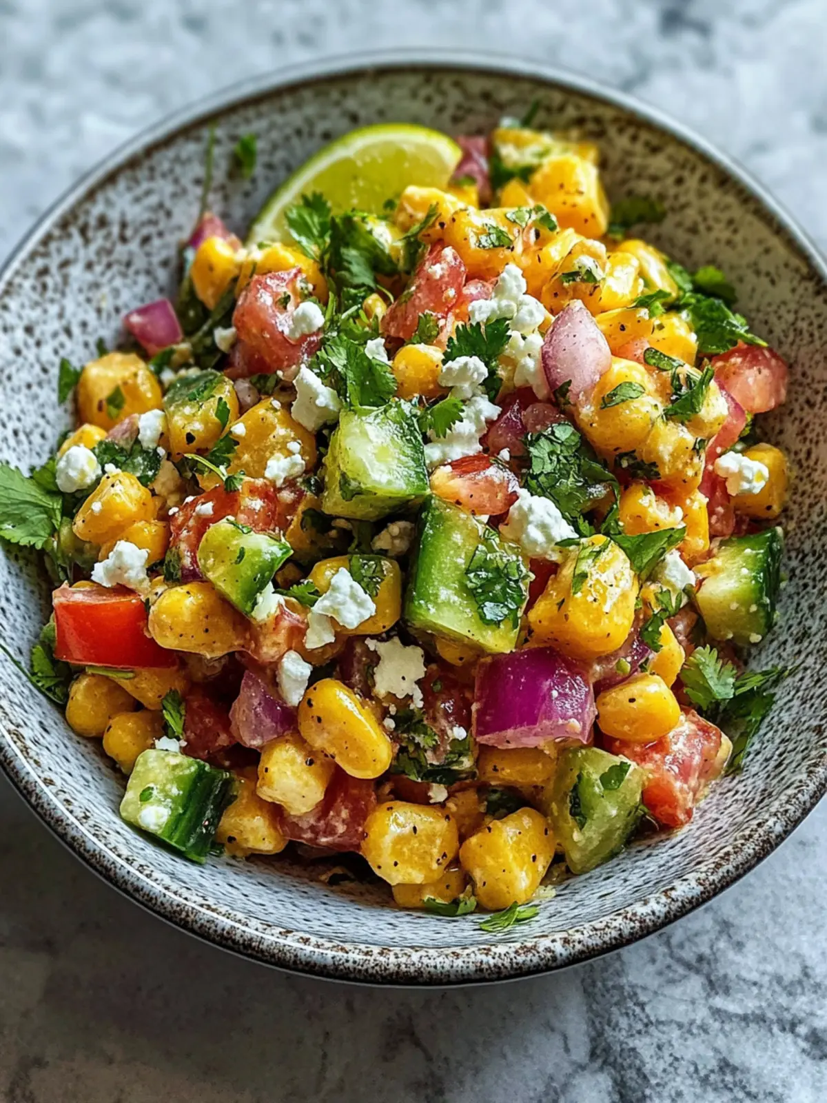 Mexikanischer Straßenmais-Salat Triumph